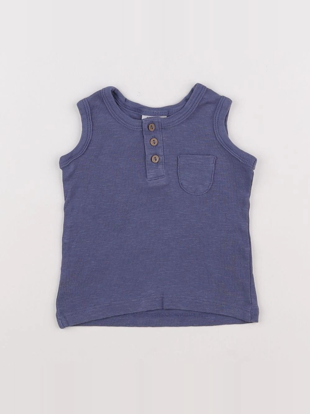 Zara - débardeur bleu - 3/6 mois
