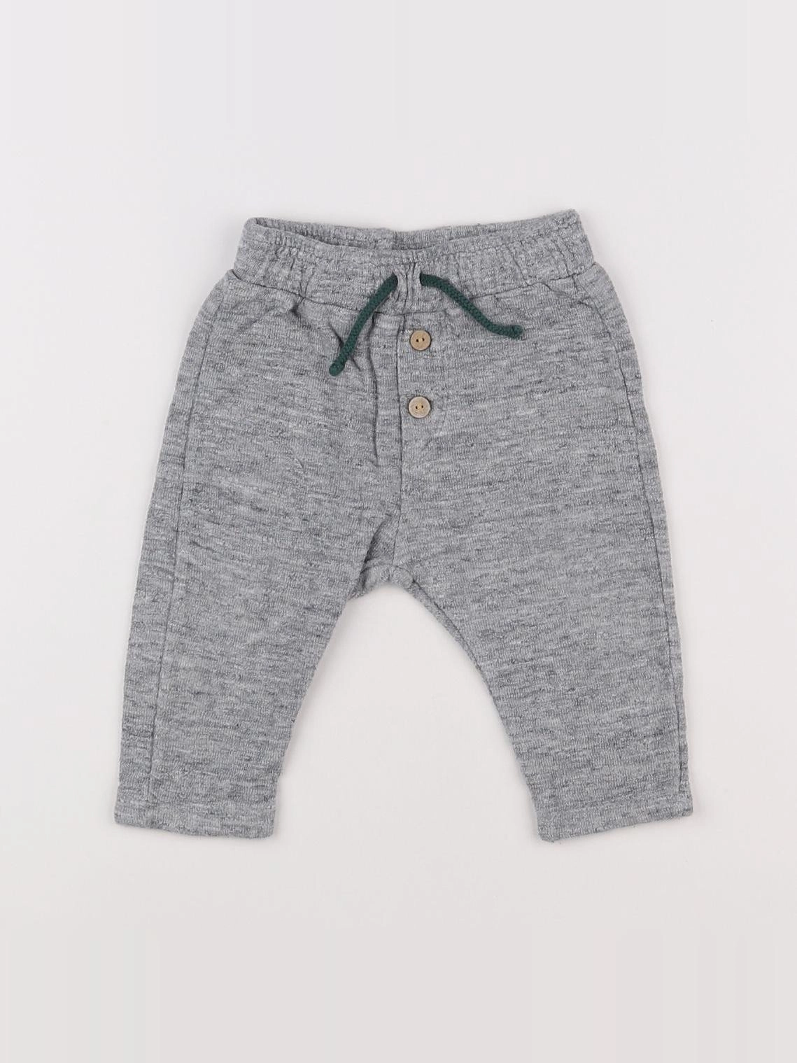Zara - jogging gris - 3/6 mois