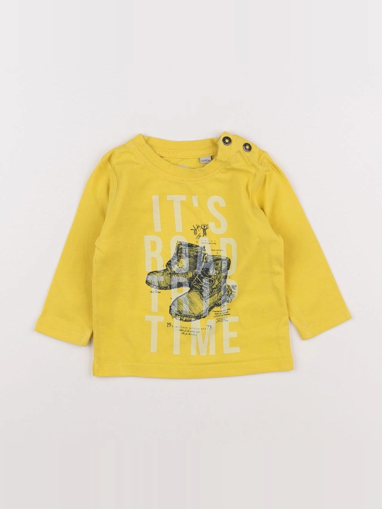 Timberland - tee-shirt jaune - 12 mois