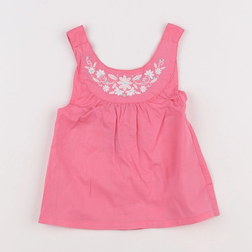 Vertbaudet - blouse rose - 6 mois