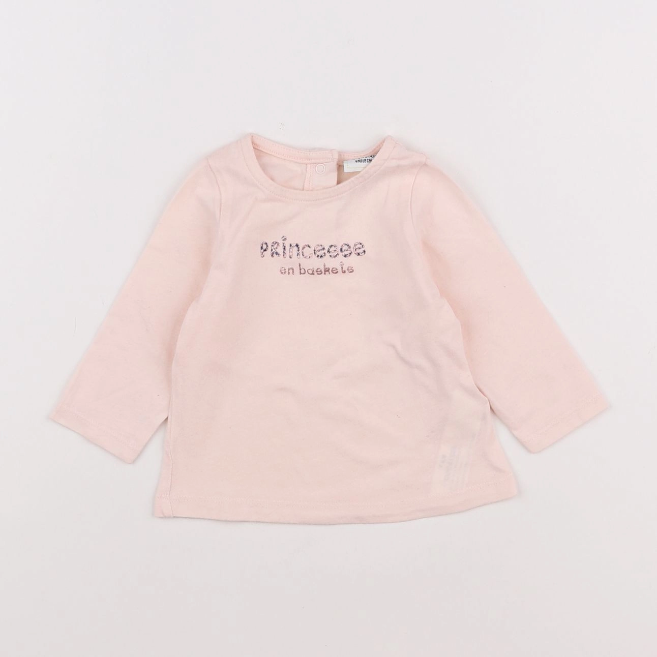 Tape à l'oeil - tee-shirt rose - 6 mois