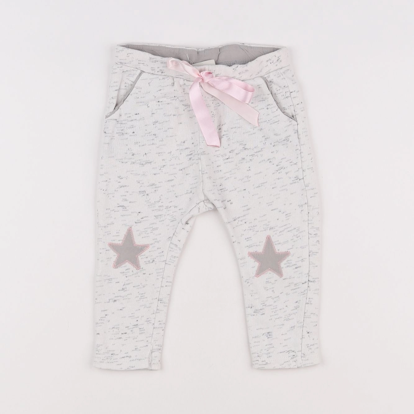 Zara - pantalon gris - 6/9 mois