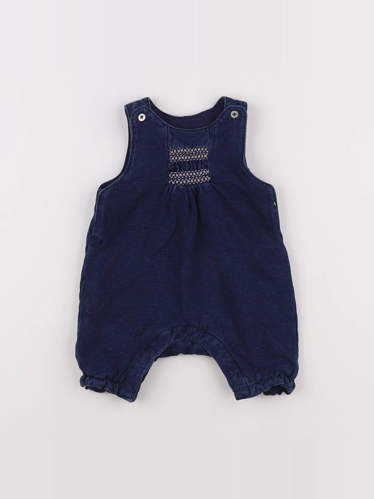 Natalys - salopette bleu - 1 mois