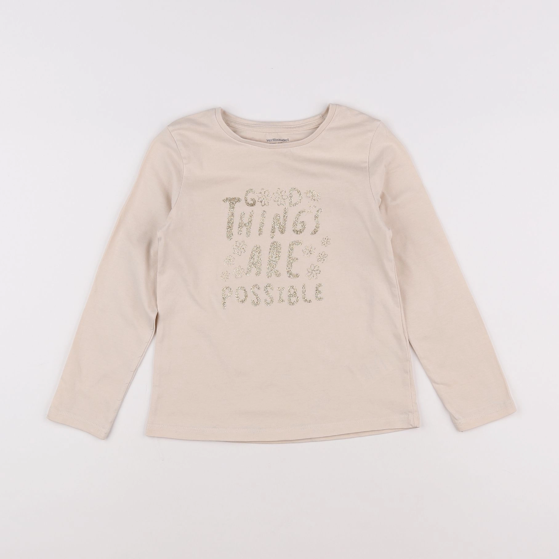 Vertbaudet - tee-shirt rose - 6 ans