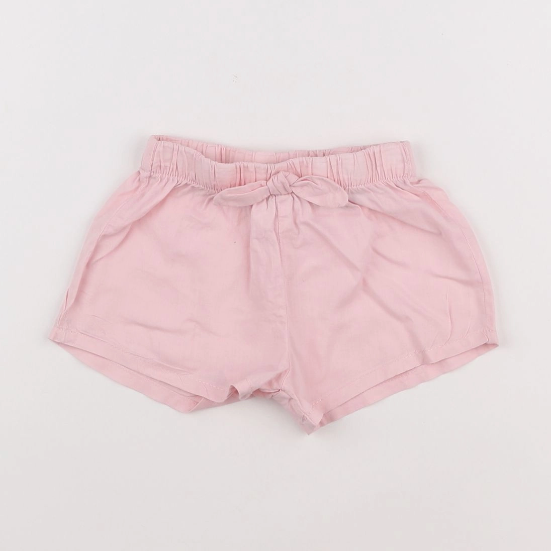 H&M - short rose - 6/9 mois