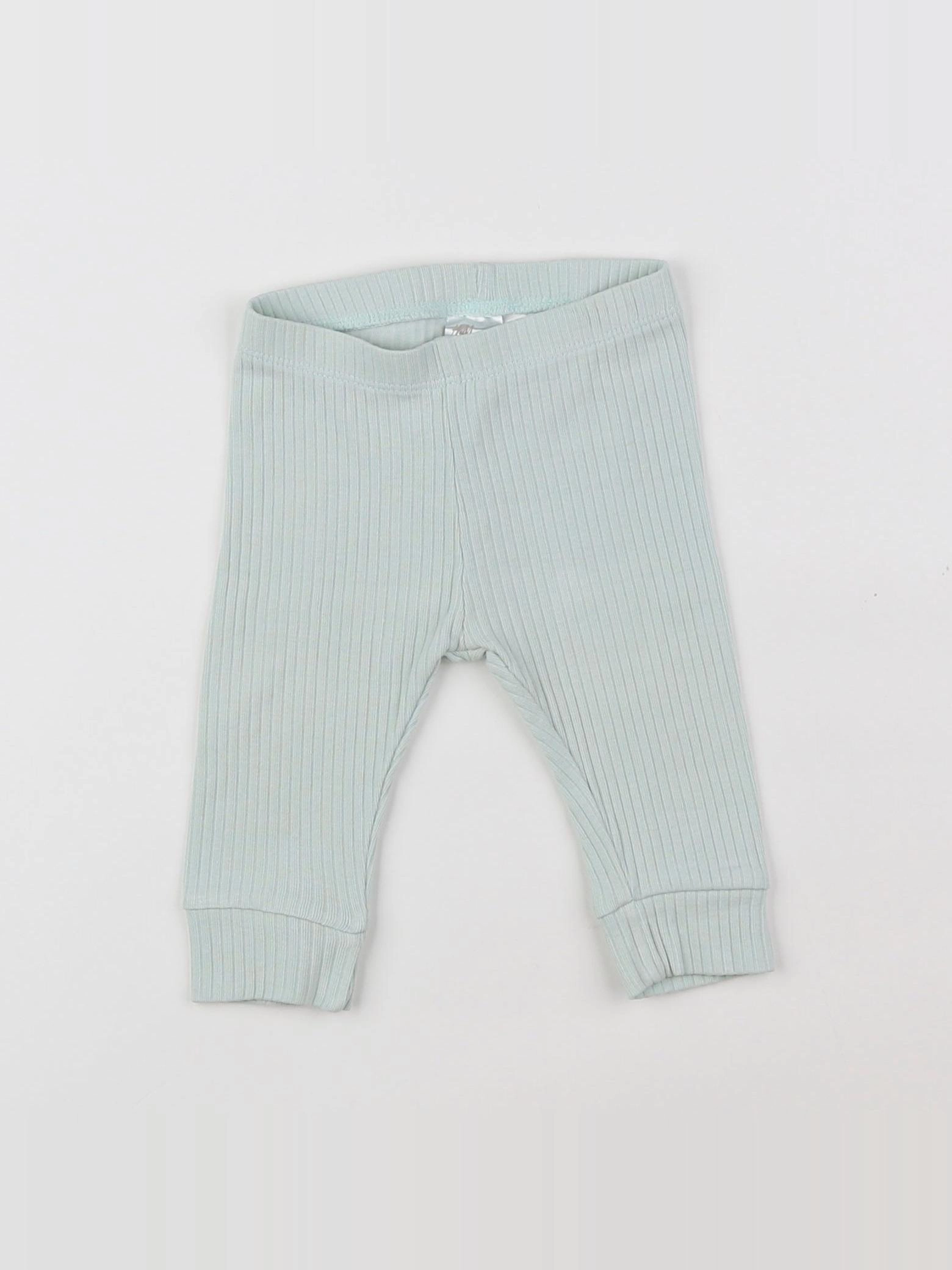 H&M - legging bleu - 3 mois