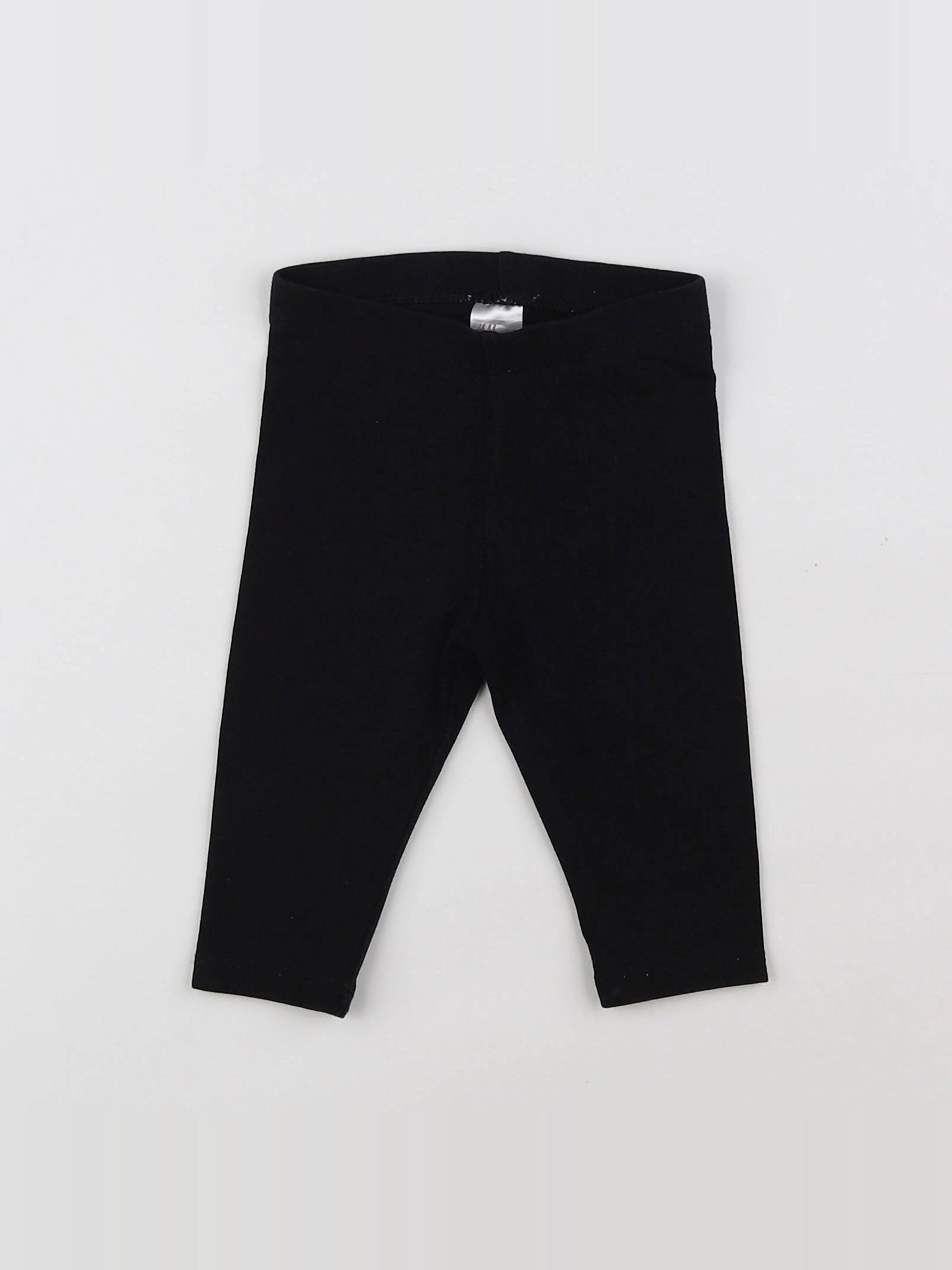 H&M - legging noir - 3 mois