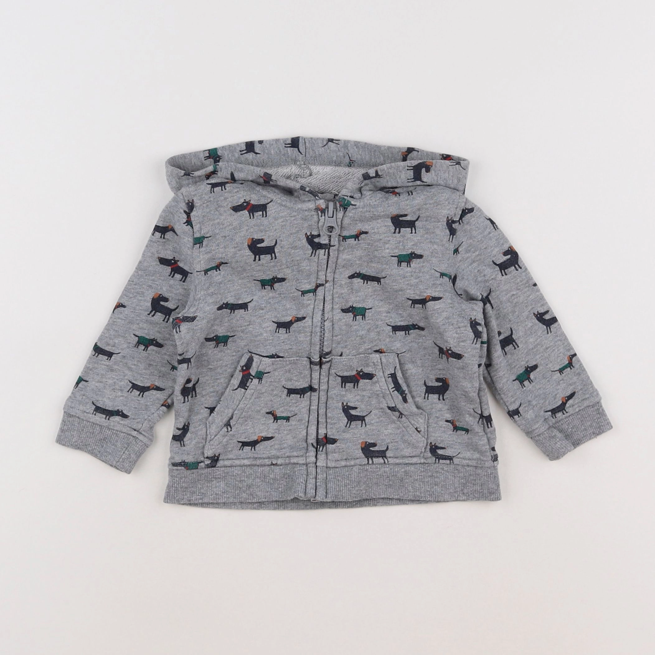 Boutchou - sweat gris - 9 mois