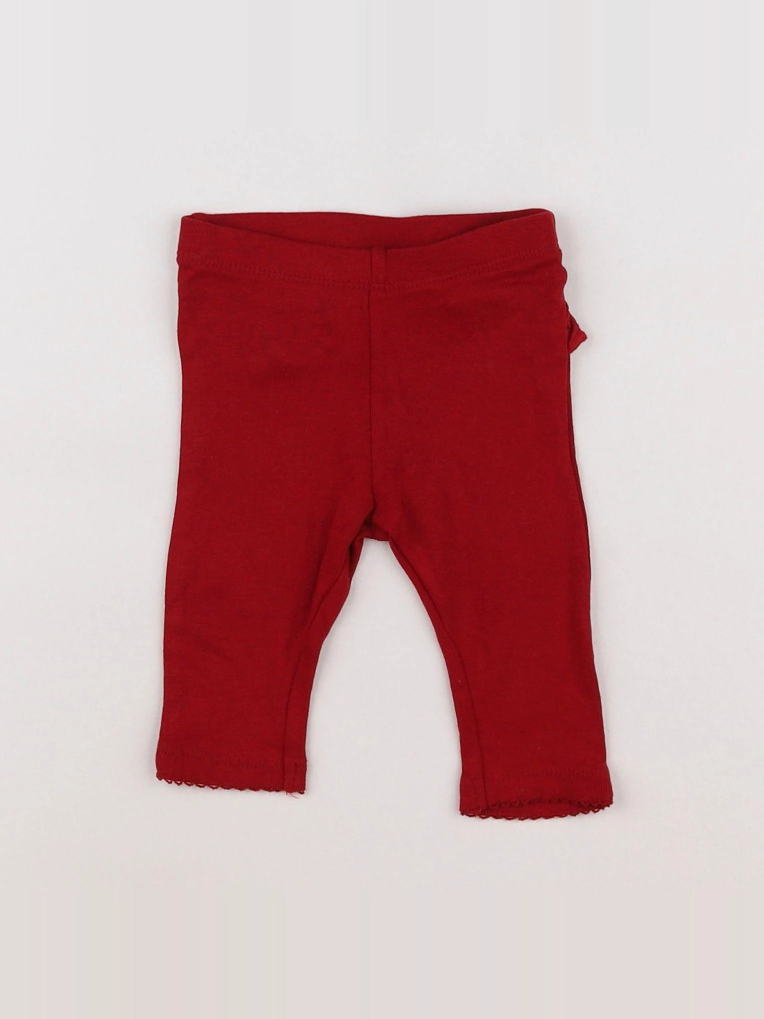 H&M - legging rouge - 3 mois