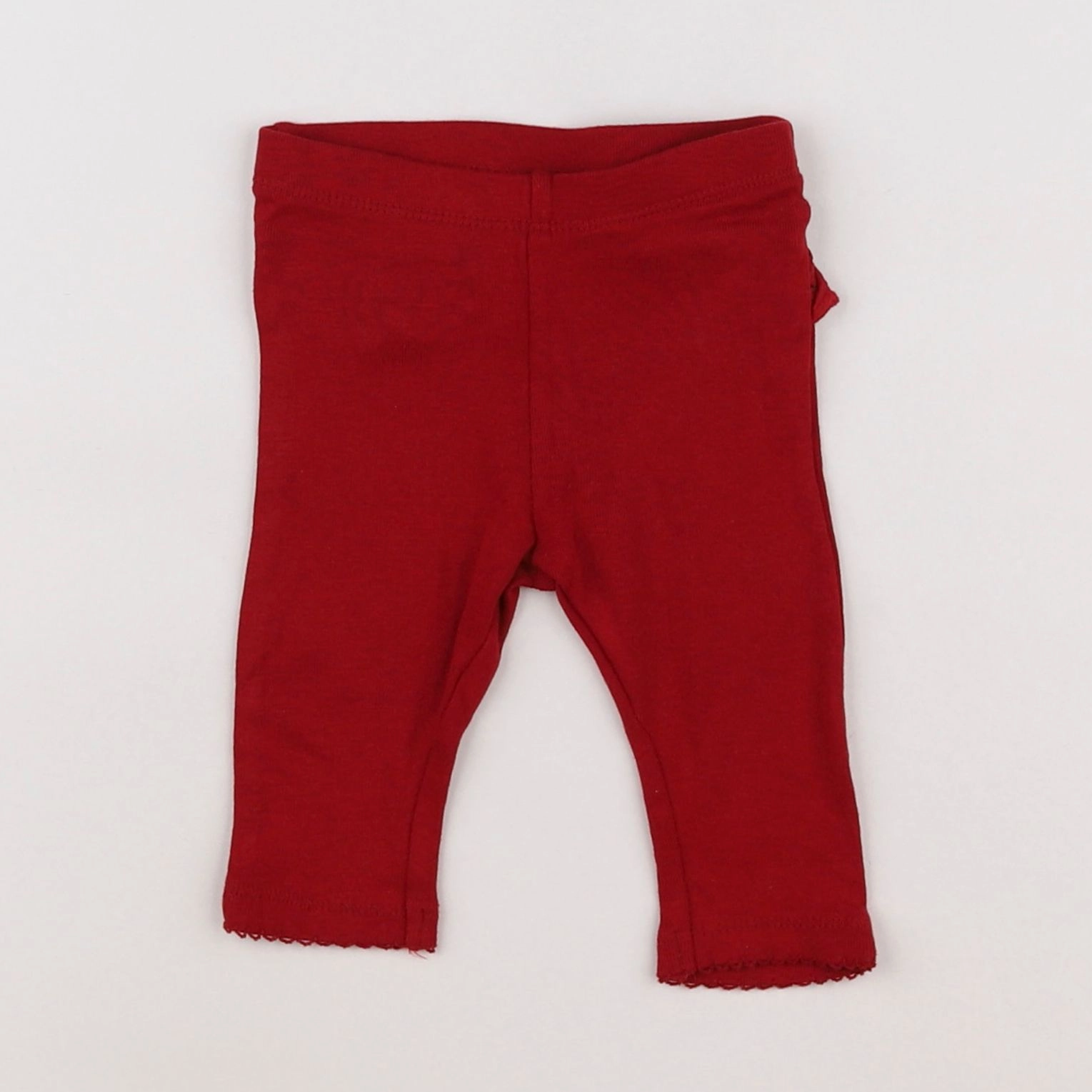 H&M - legging rouge - 3 mois