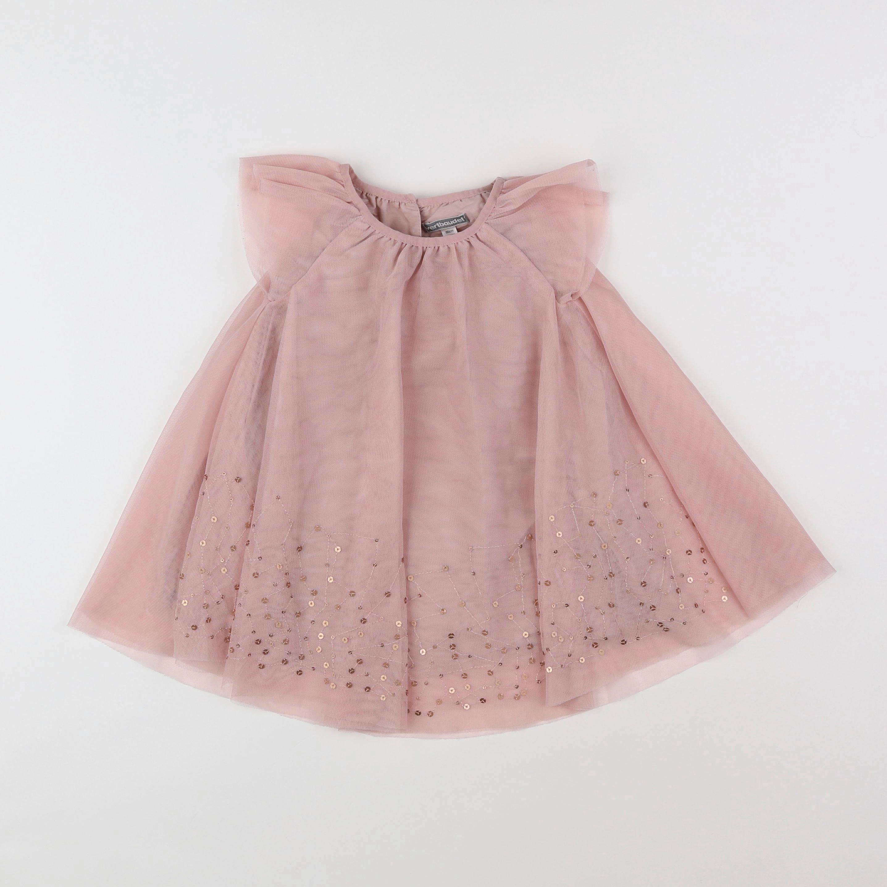 Vertbaudet - robe rose - 2 ans