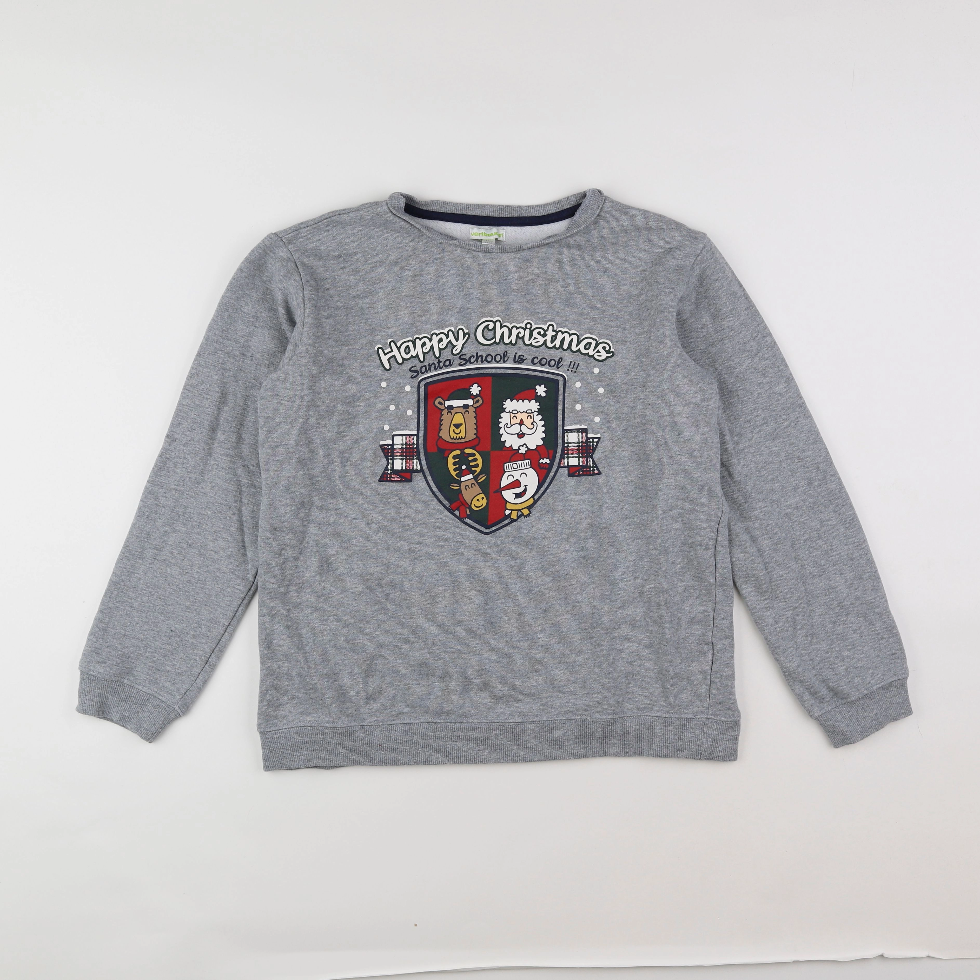 Vertbaudet - sweat gris - 14 ans