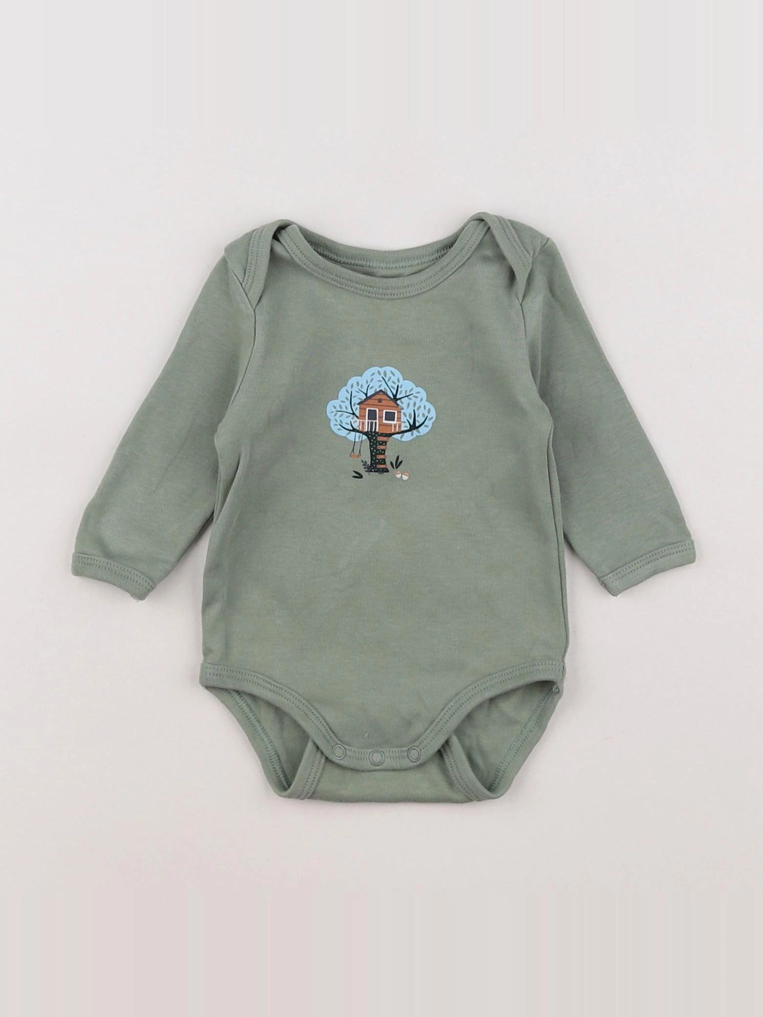 Vertbaudet - body vert - 3 mois