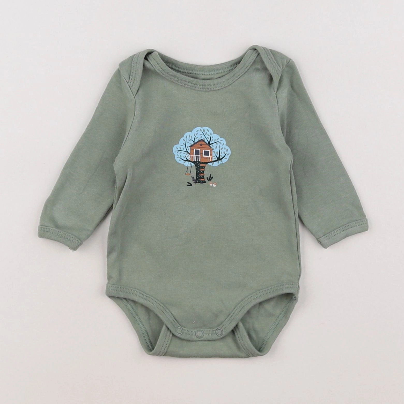 Vertbaudet - body vert - 3 mois