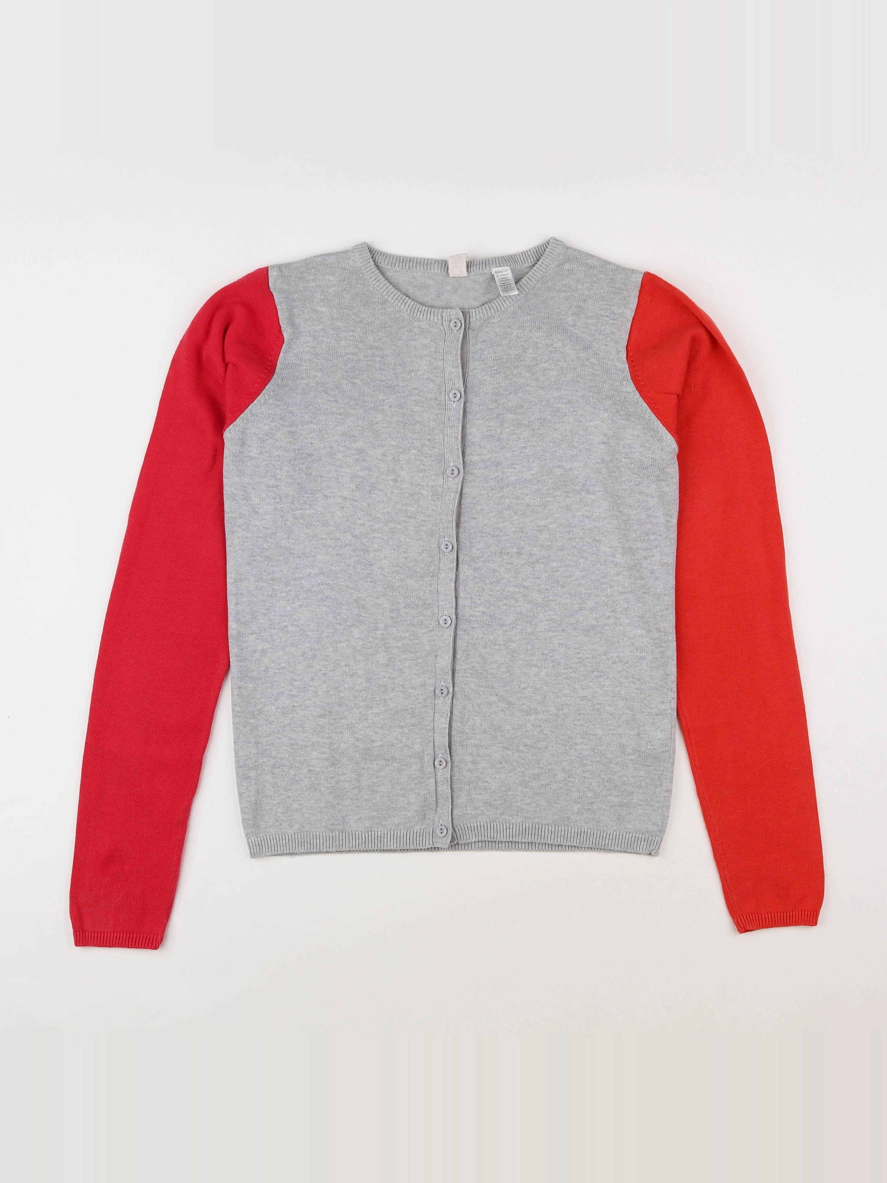 Okaidi - gilet gris - 14 ans