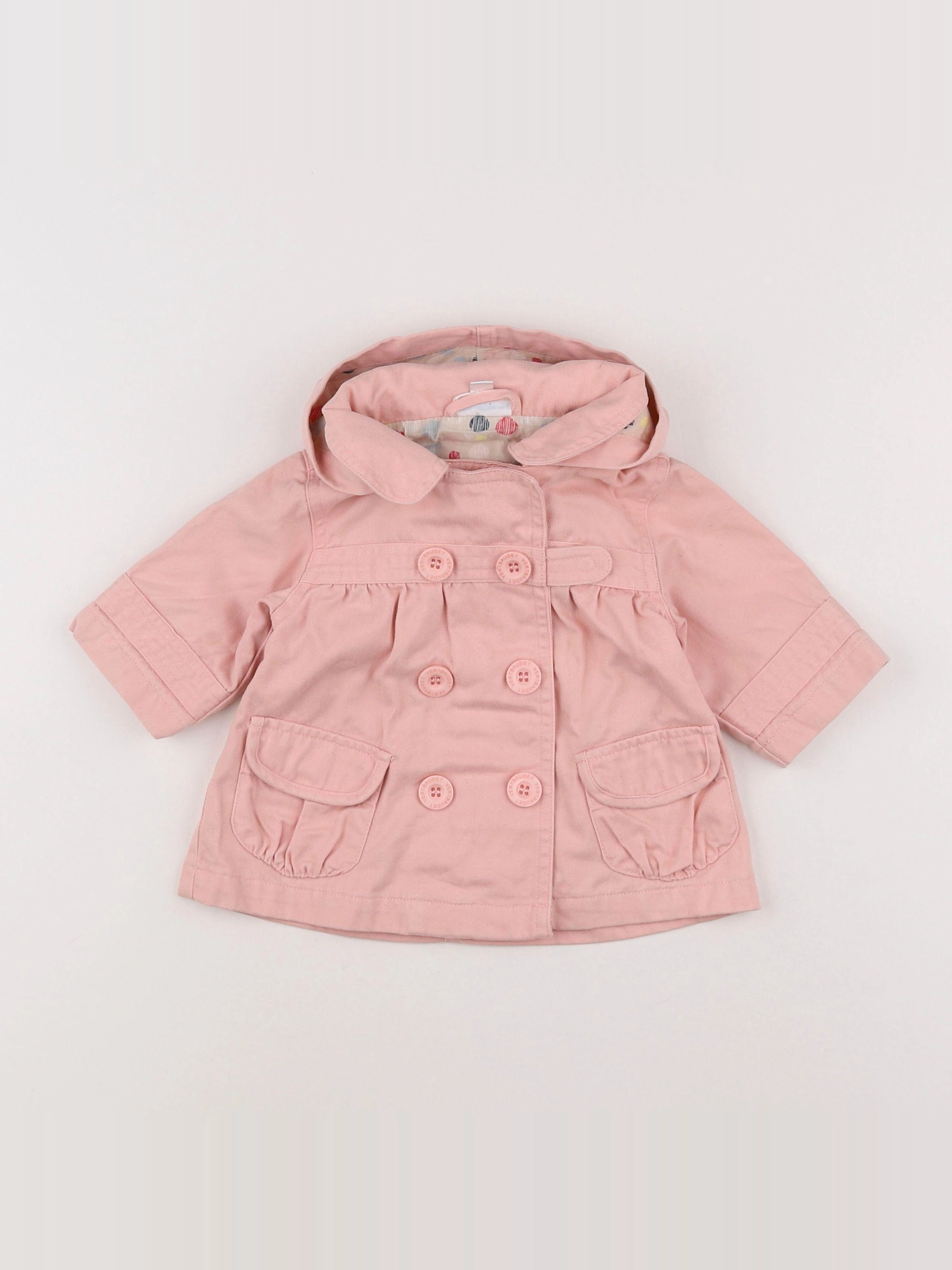 Vertbaudet - veste rose - 3 mois