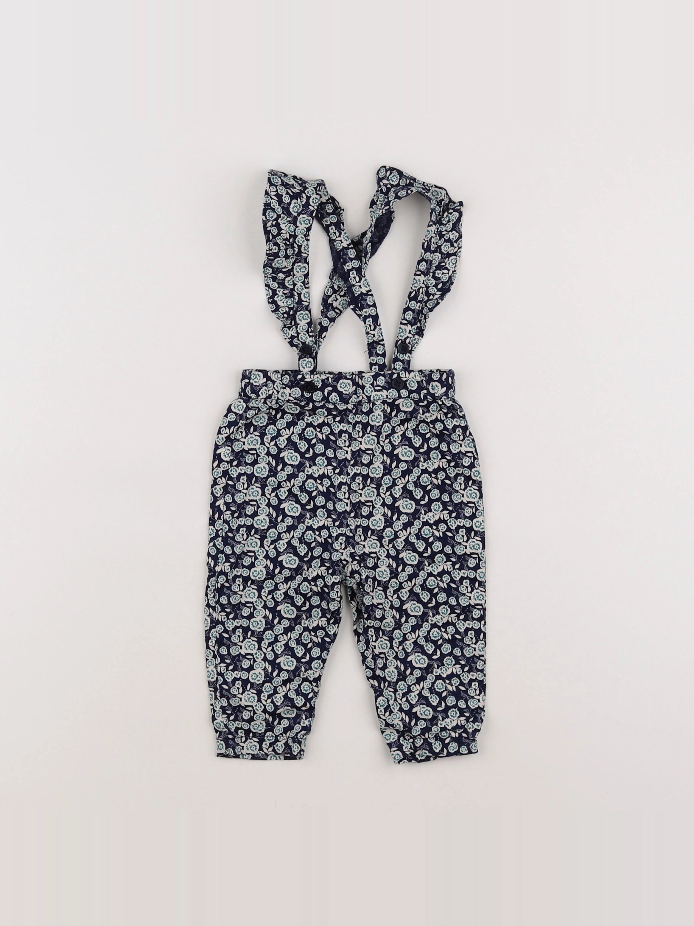 Boutchou - pantalon bleu - 3 mois