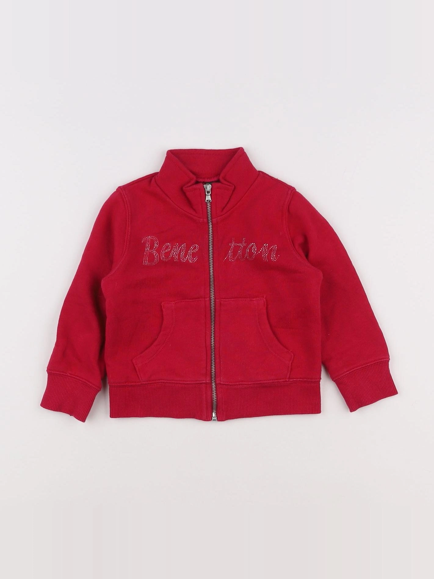 Benetton - sweat rose - 18 mois
