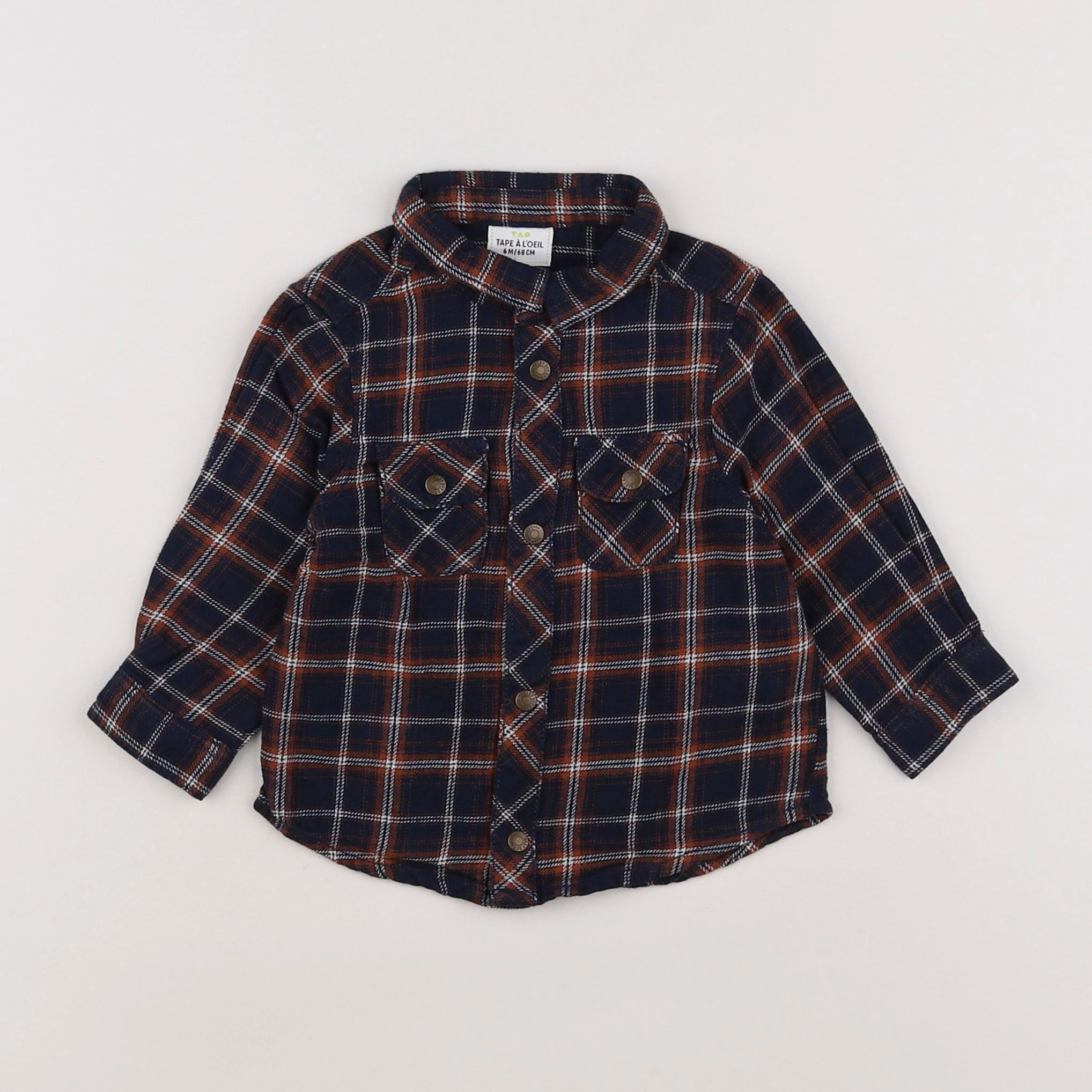 Tape à l'oeil - chemise multicolore - 6 mois