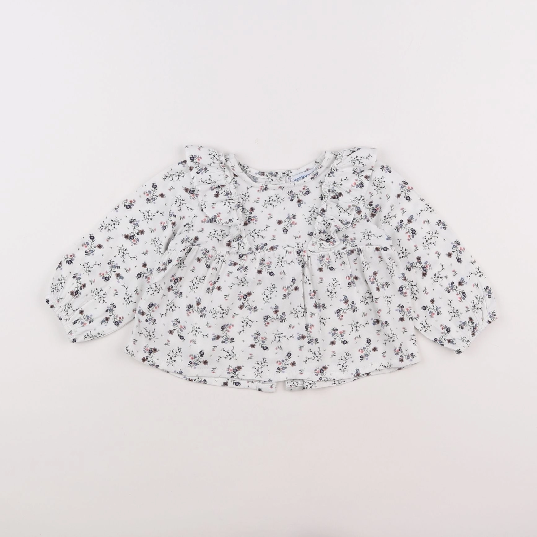 Vertbaudet - blouse blanc - 12 mois