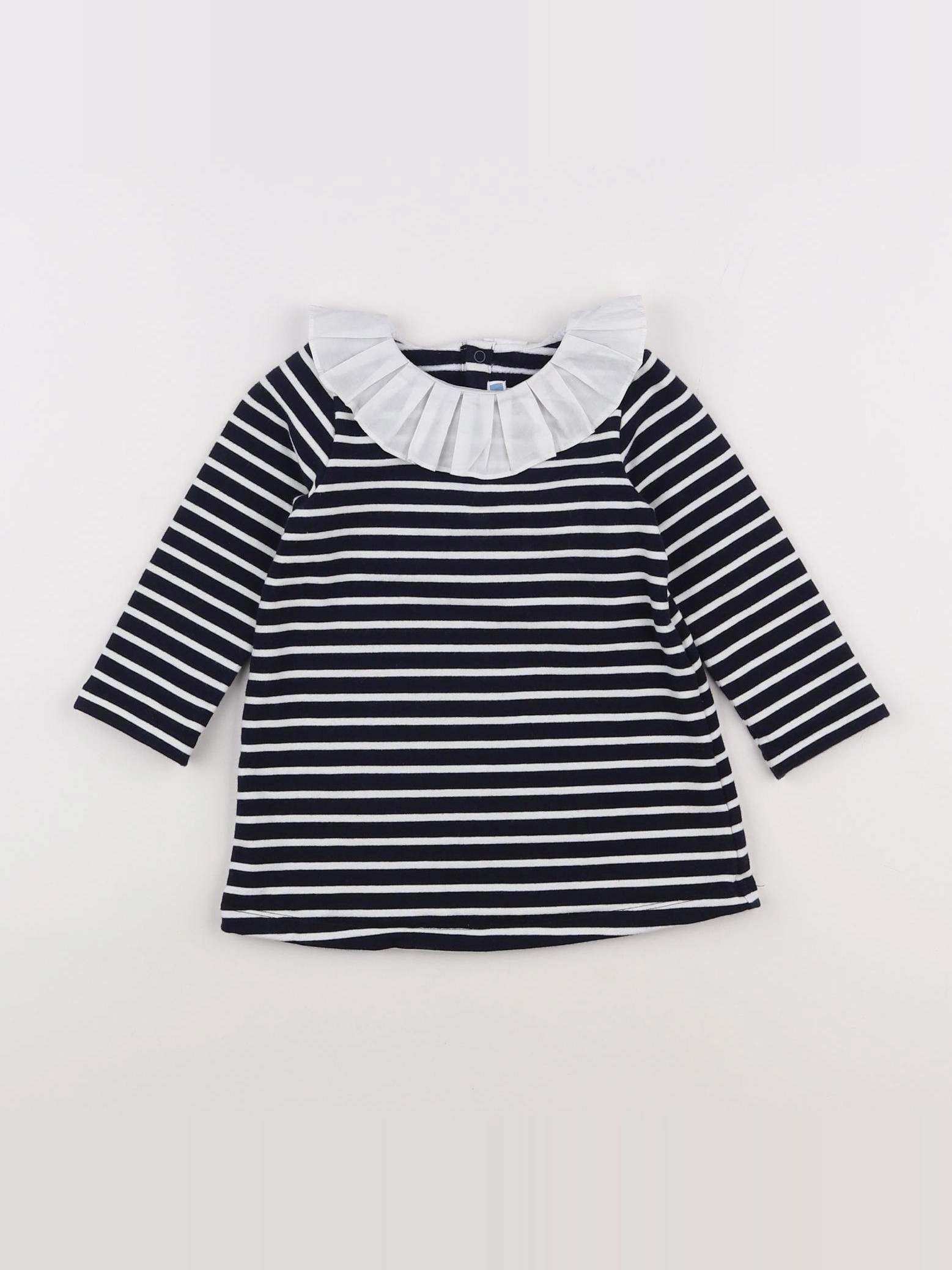 Jacadi - robe bleu, blanc - 18 mois