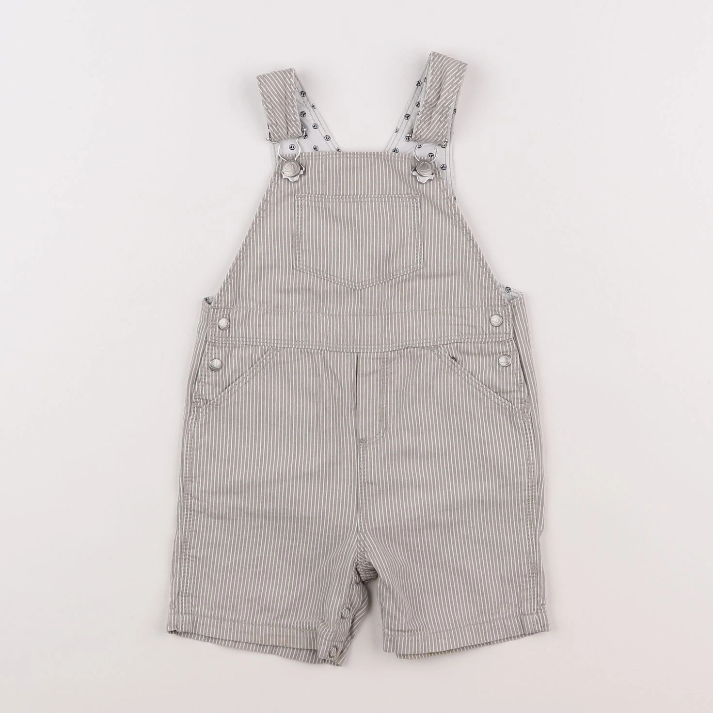Petit Bateau - salopette beige - 12 mois