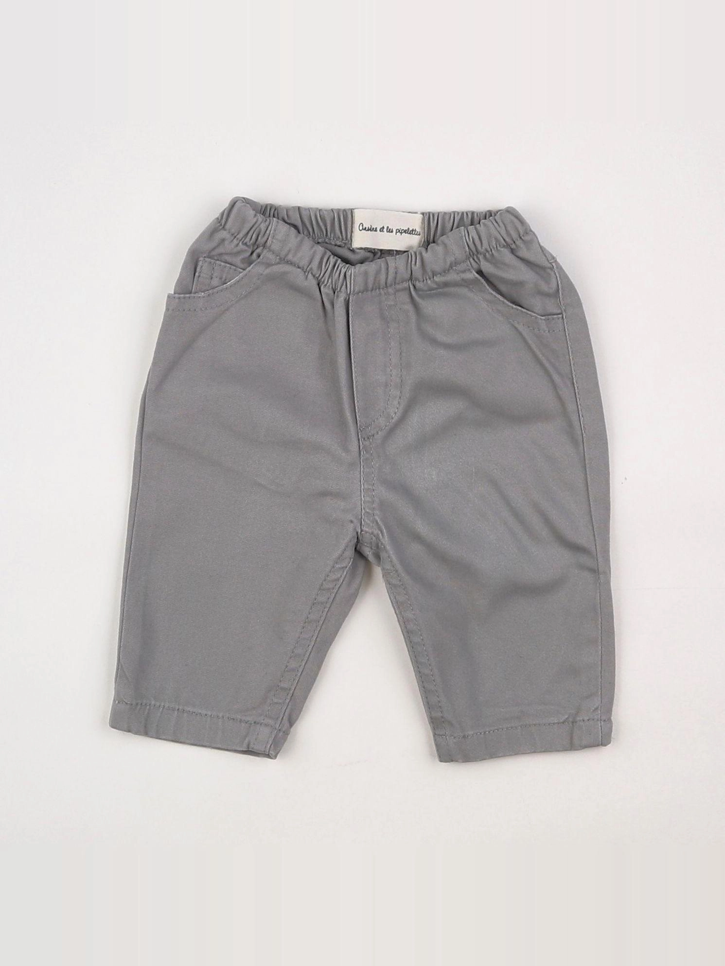 Arsène et les pipelettes - pantalon gris - 3 mois