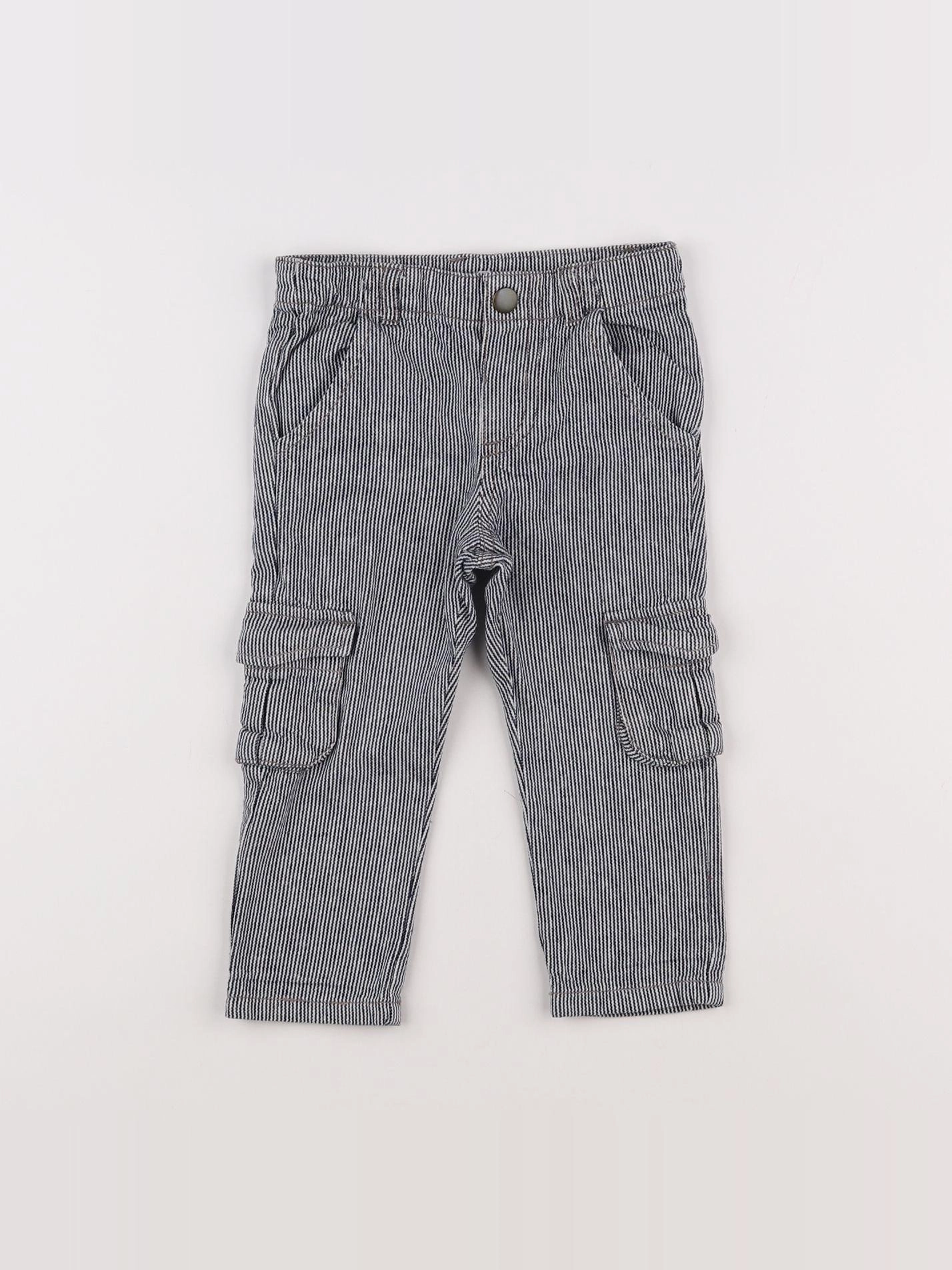 Boutchou - pantalon bleu - 18 mois