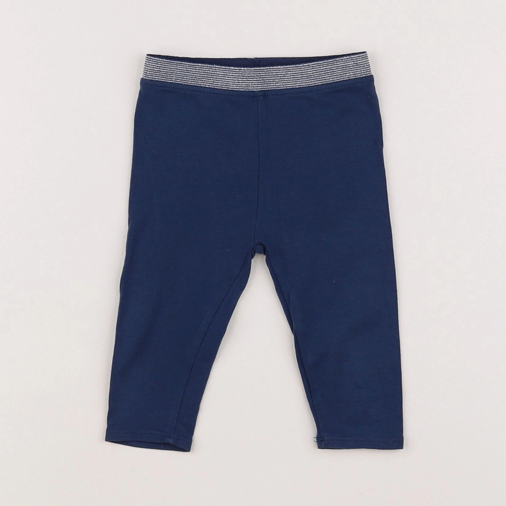 Vertbaudet - legging bleu - 6 mois