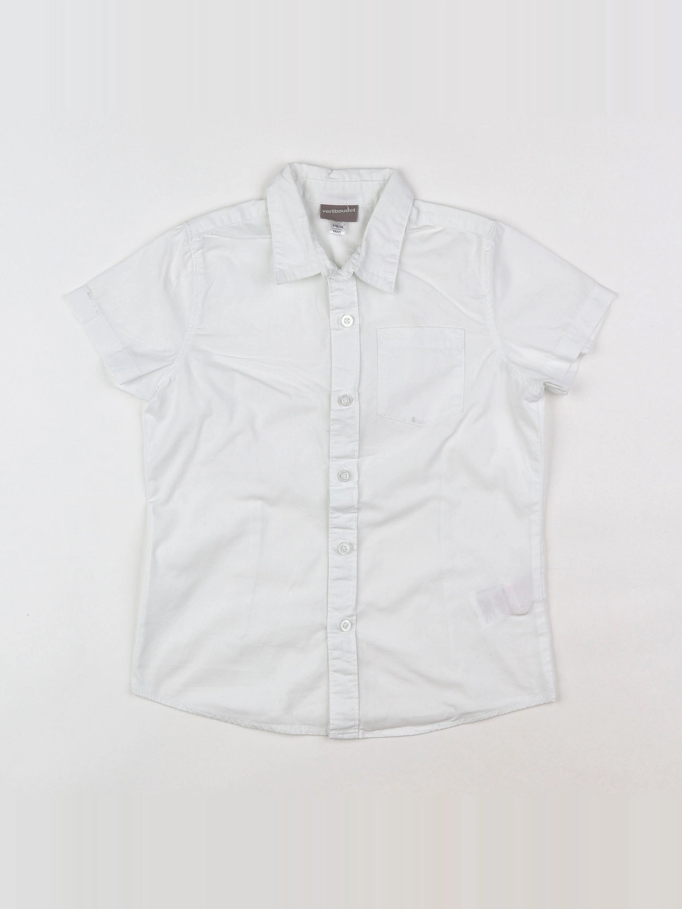 Vertbaudet - chemise blanc - 6 ans