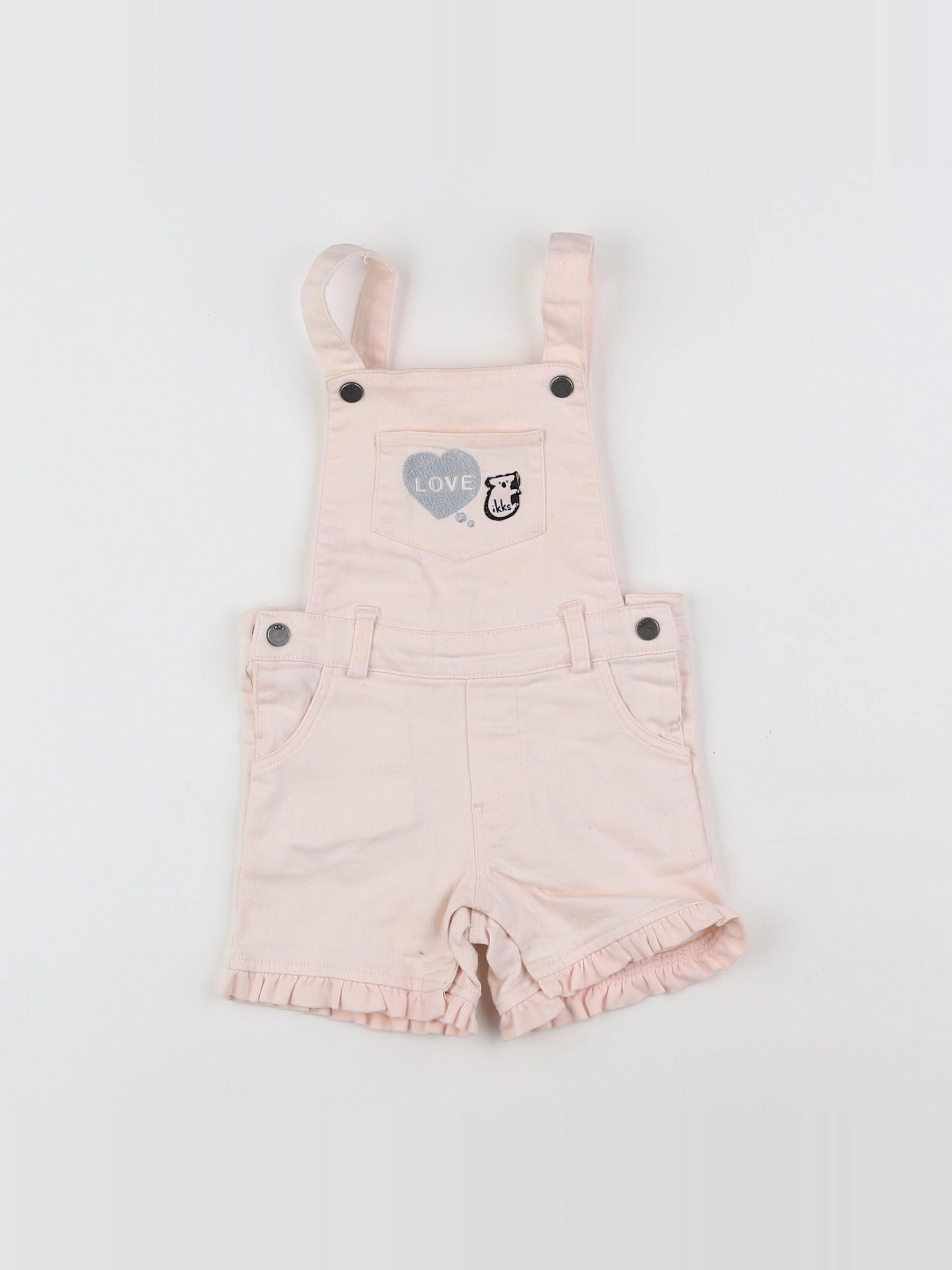 IKKS - salopette rose - 12 mois