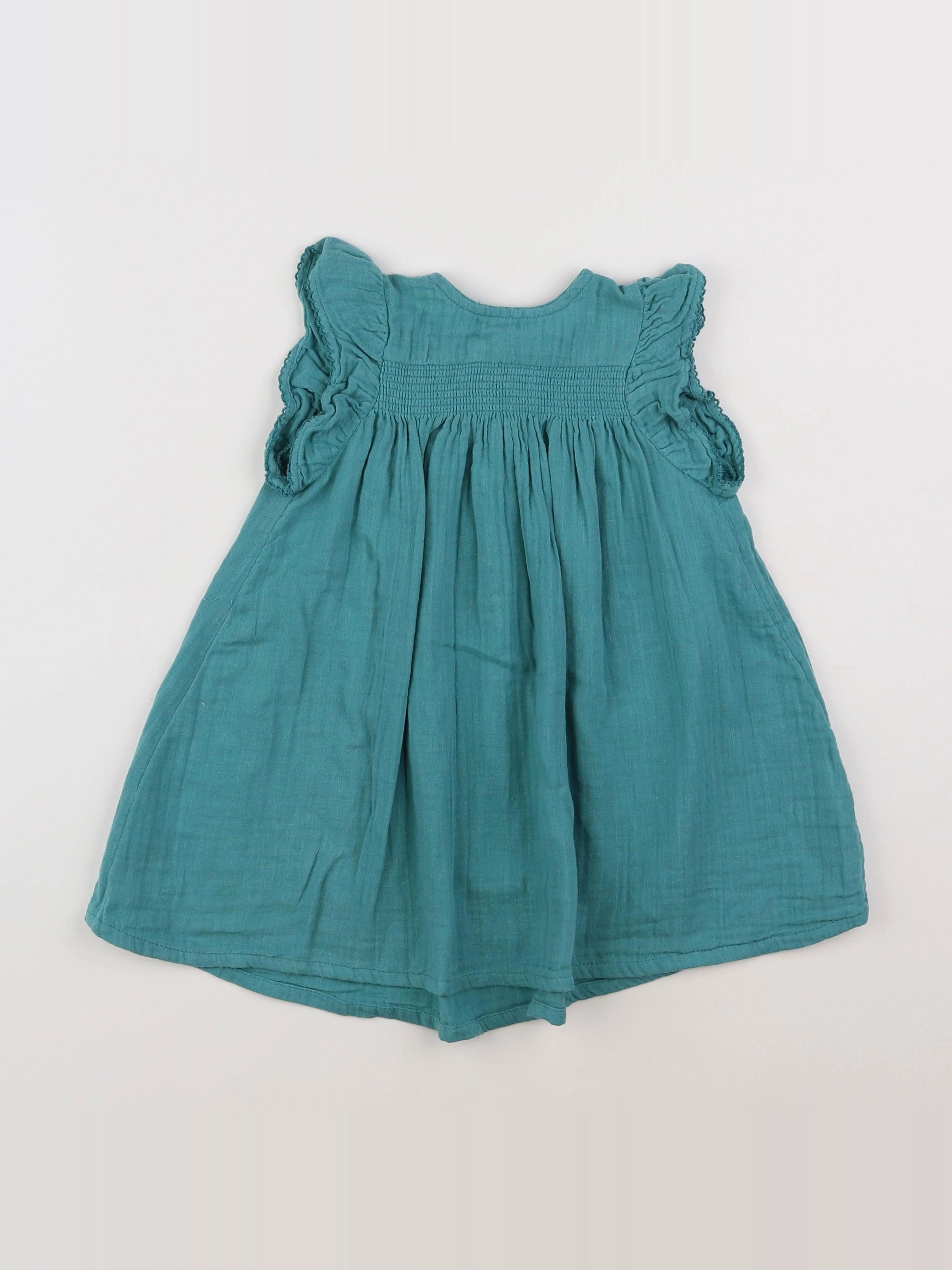 Boutchou - robe bleu - 12 mois