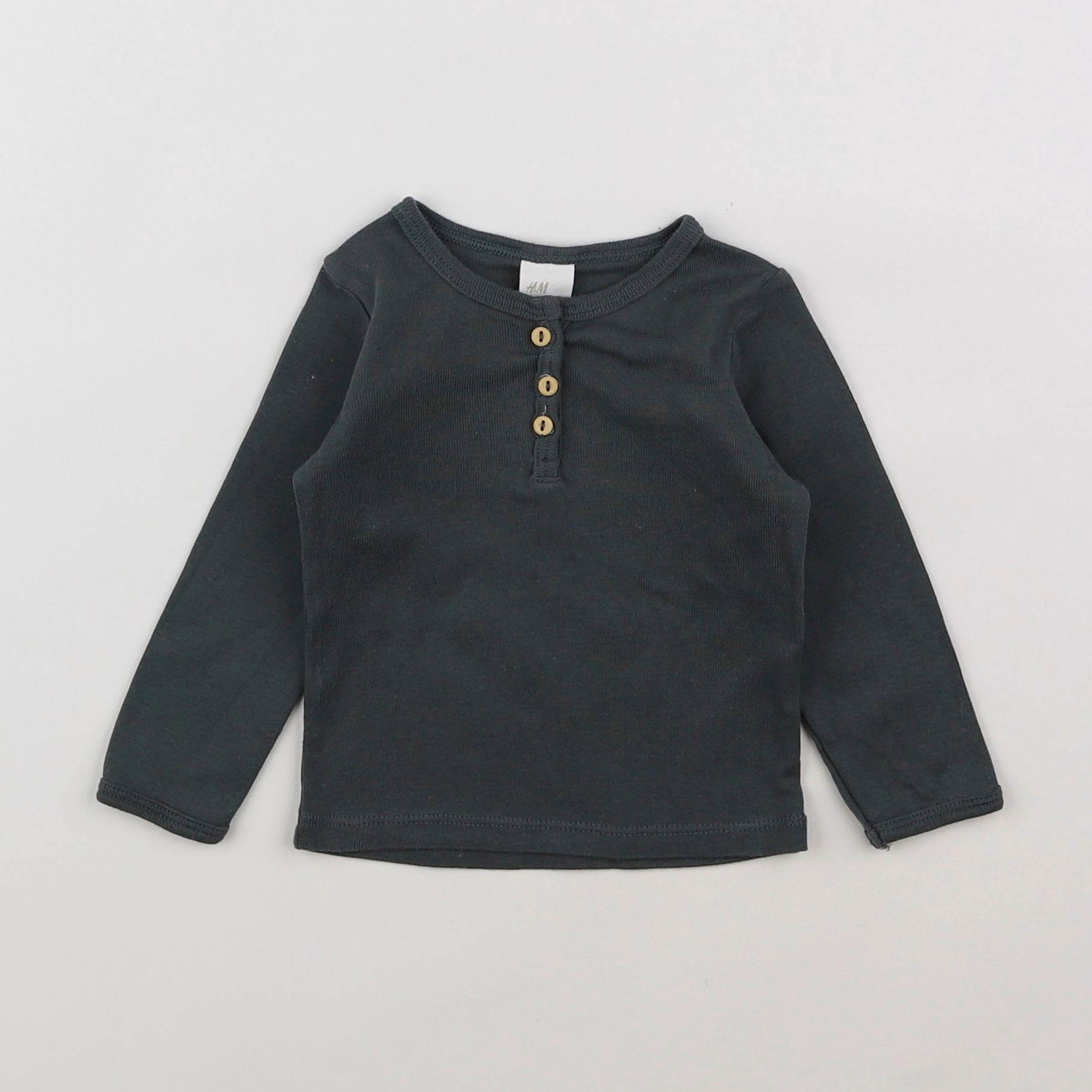 H&M - tee-shirt vert - 6 mois