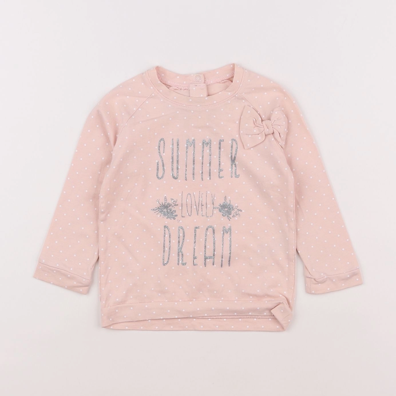 Vertbaudet - tee-shirt rose - 18 mois