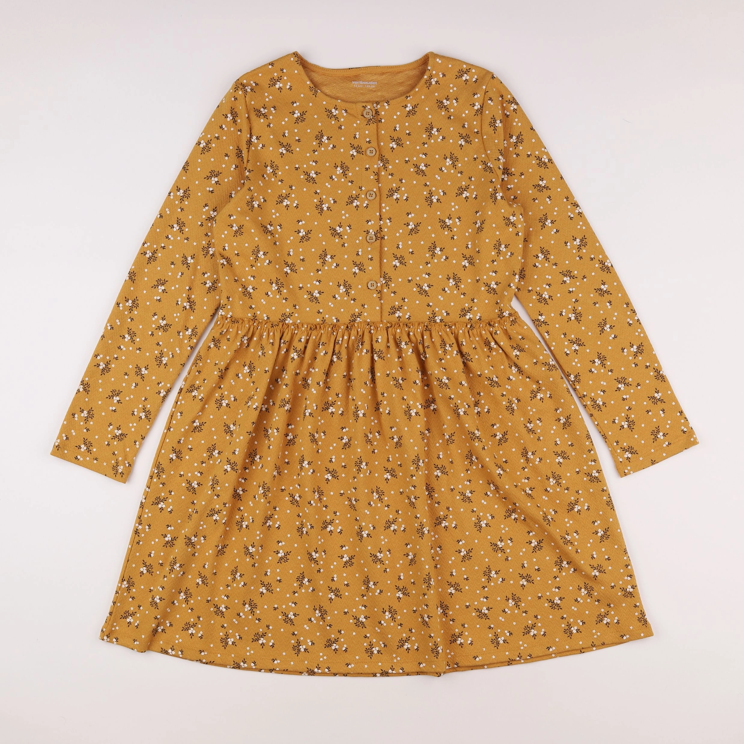 Vertbaudet - robe jaune - 12 ans