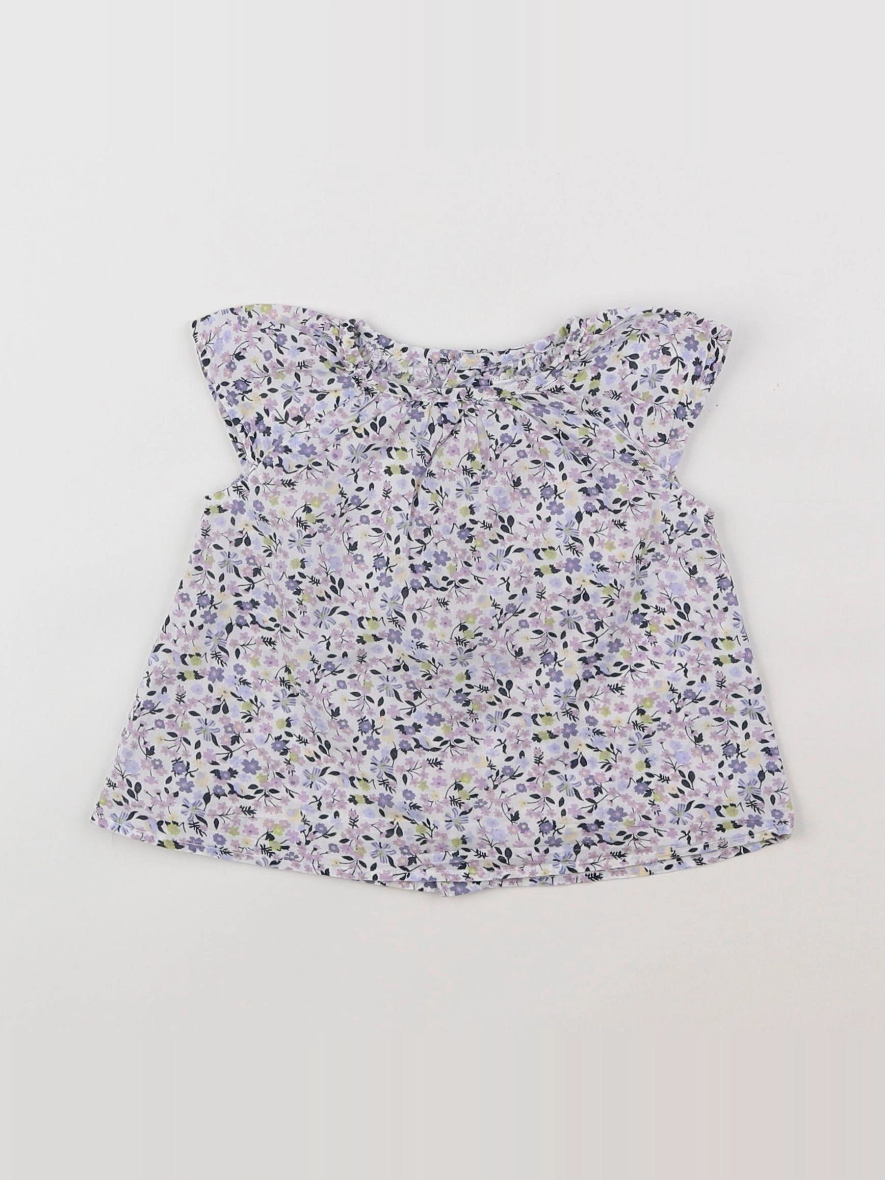 Boutchou - blouse multicolore - 6 mois