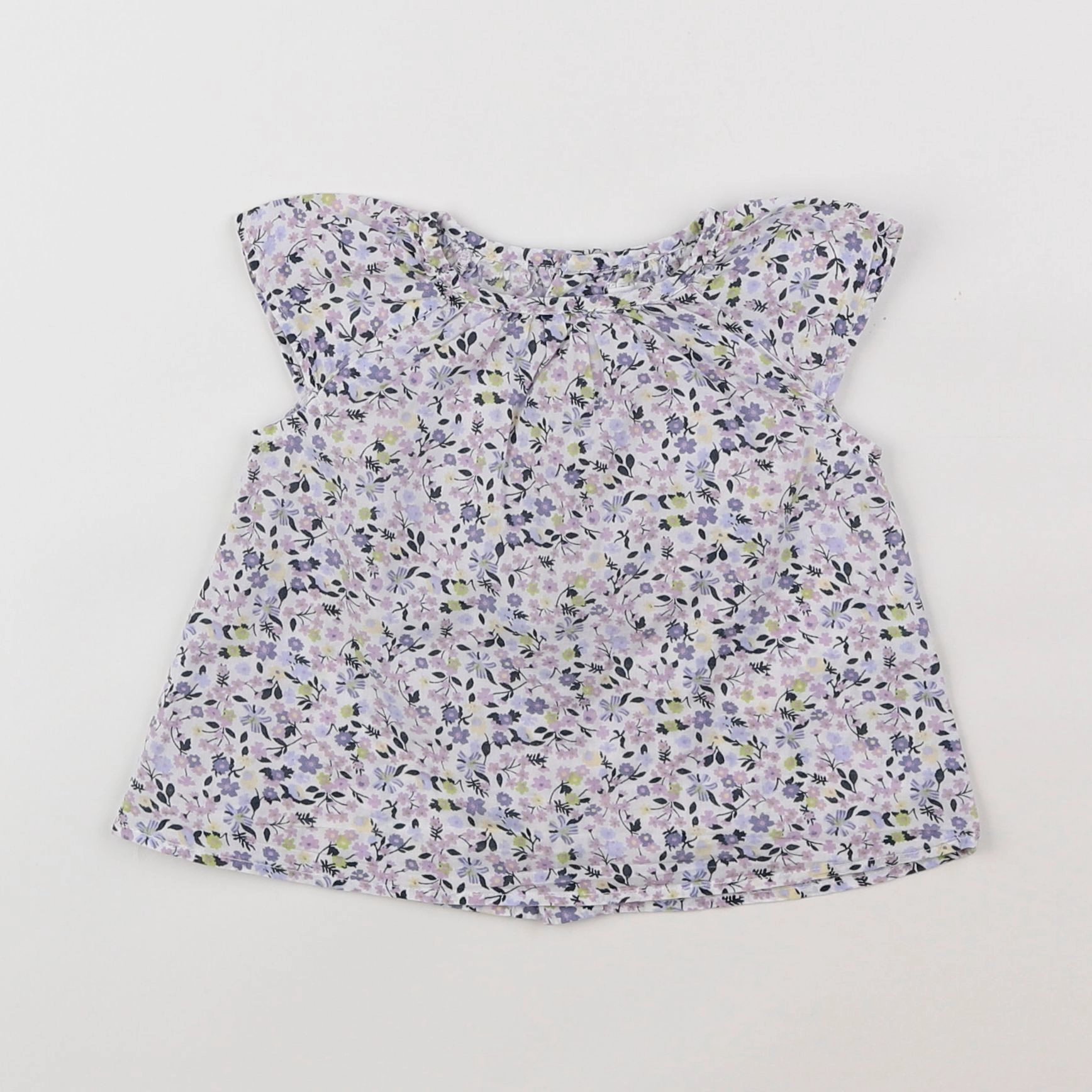 Boutchou - blouse multicolore - 6 mois