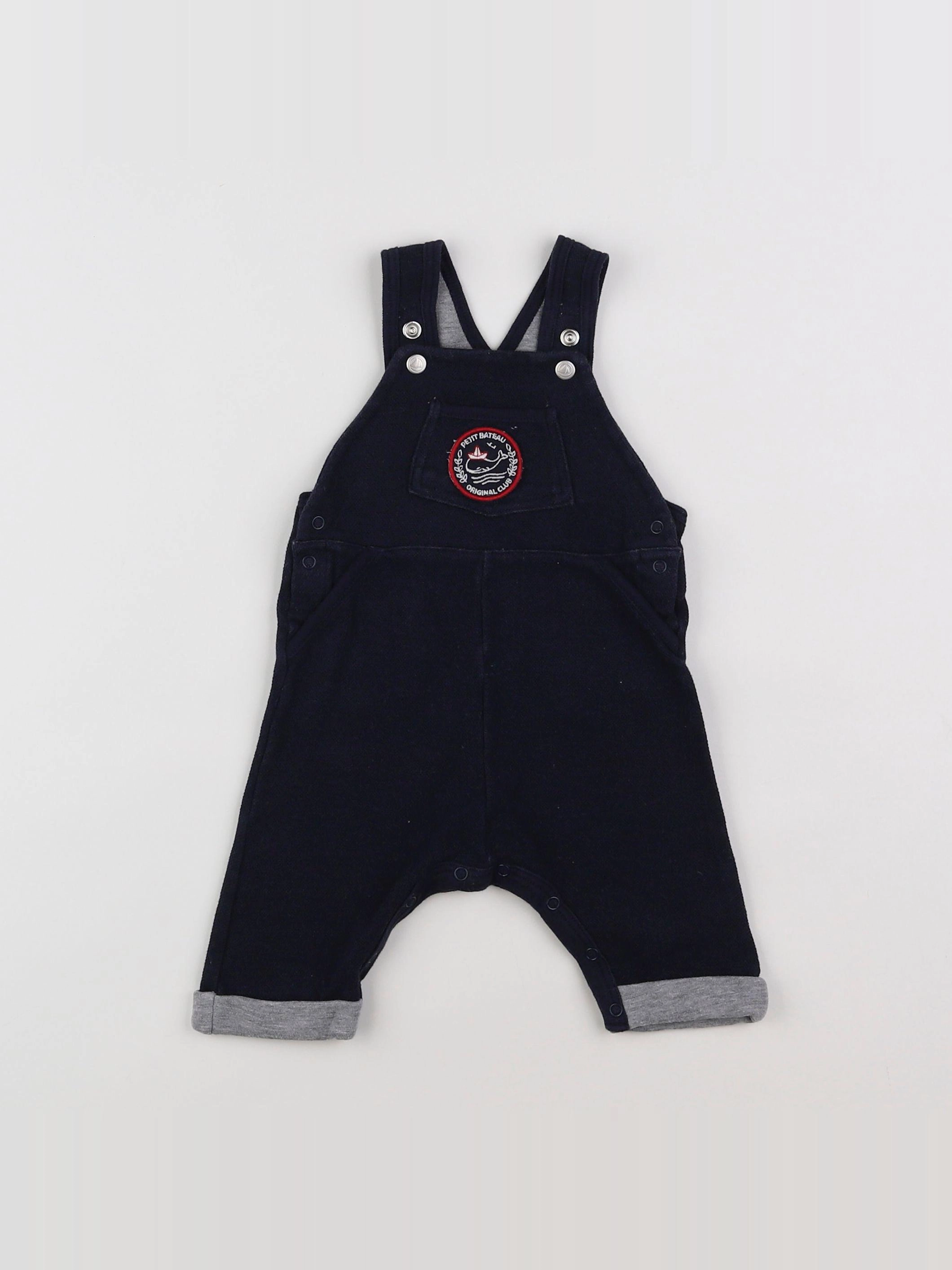 Petit Bateau - combinaison bleu - 3 mois
