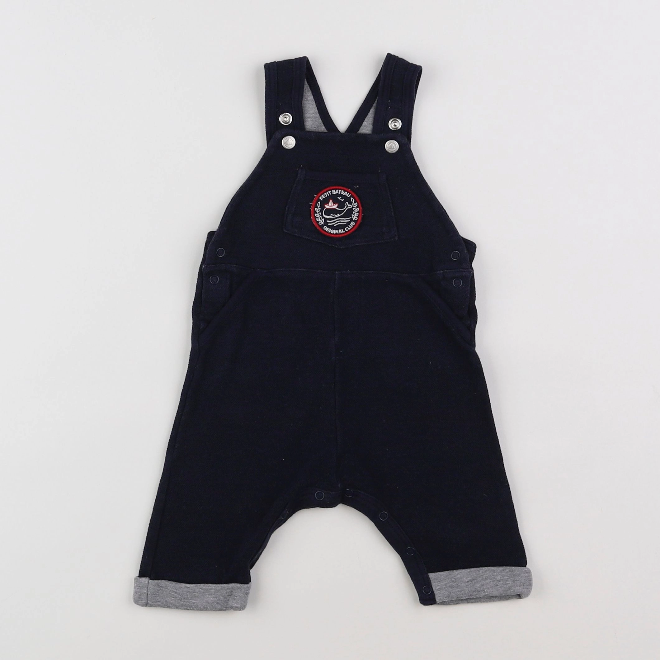 Petit Bateau - combinaison bleu - 3 mois