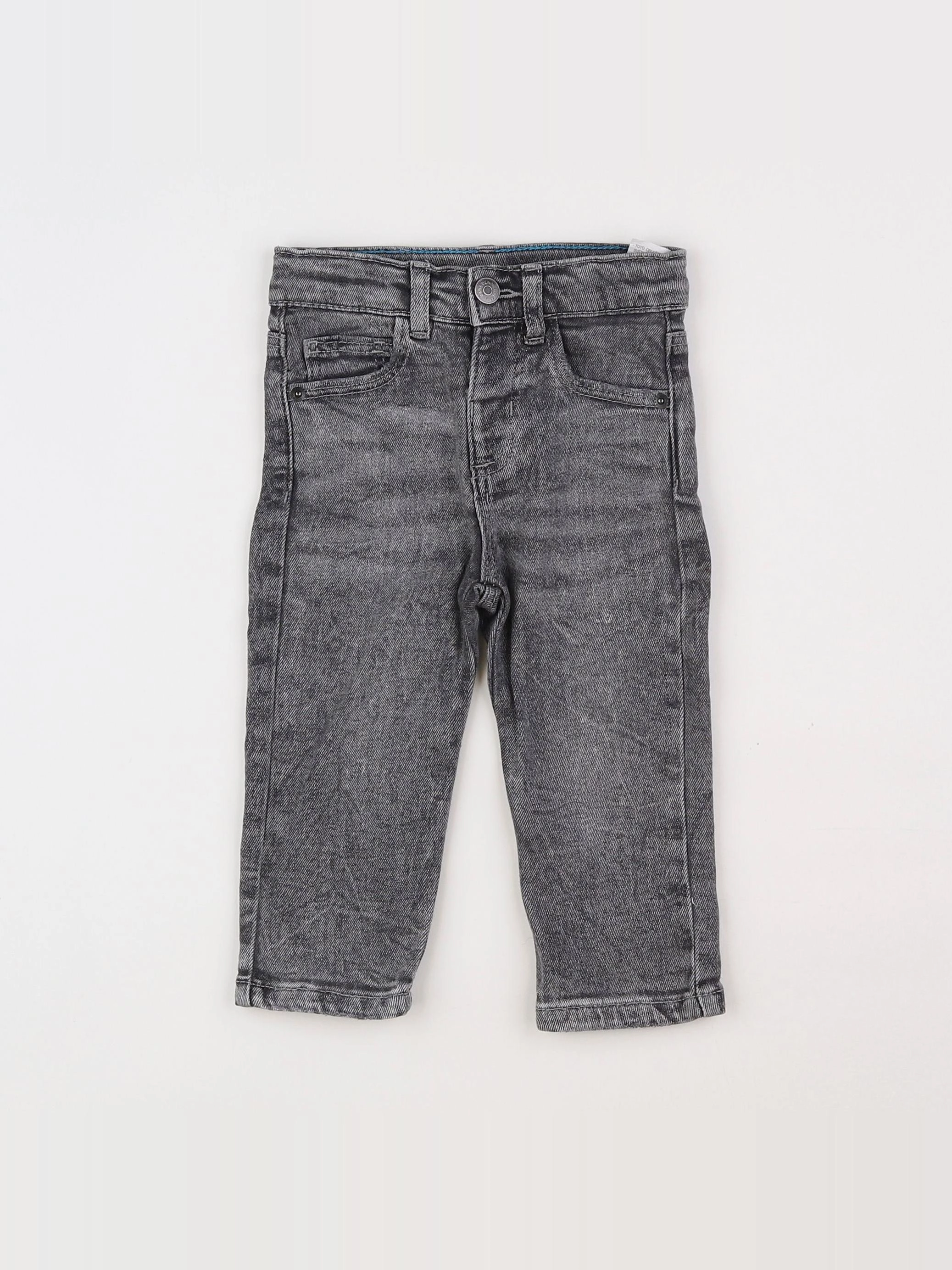 Zara - jean gris - 9/12 mois