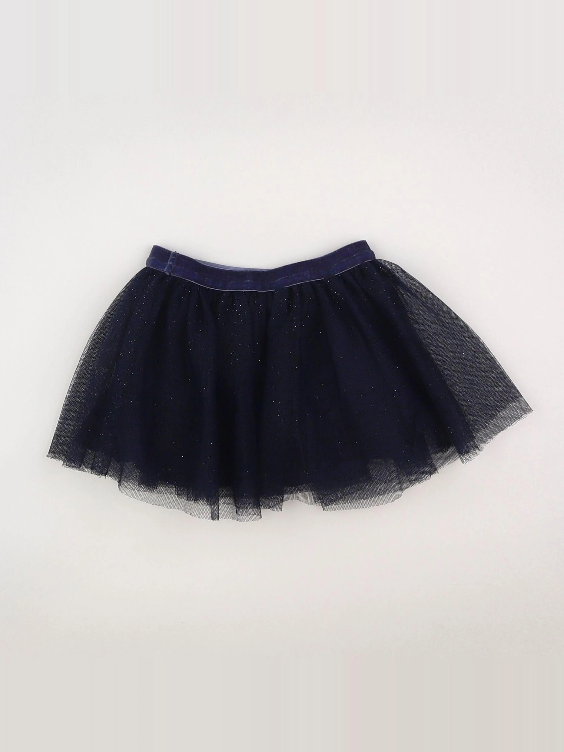 Vertbaudet - jupe bleu - 9 mois