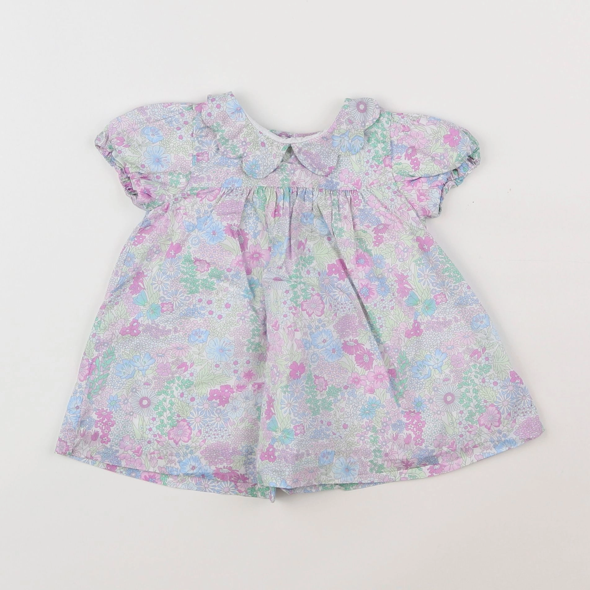 Jacadi - robe liberty violet - 3 mois