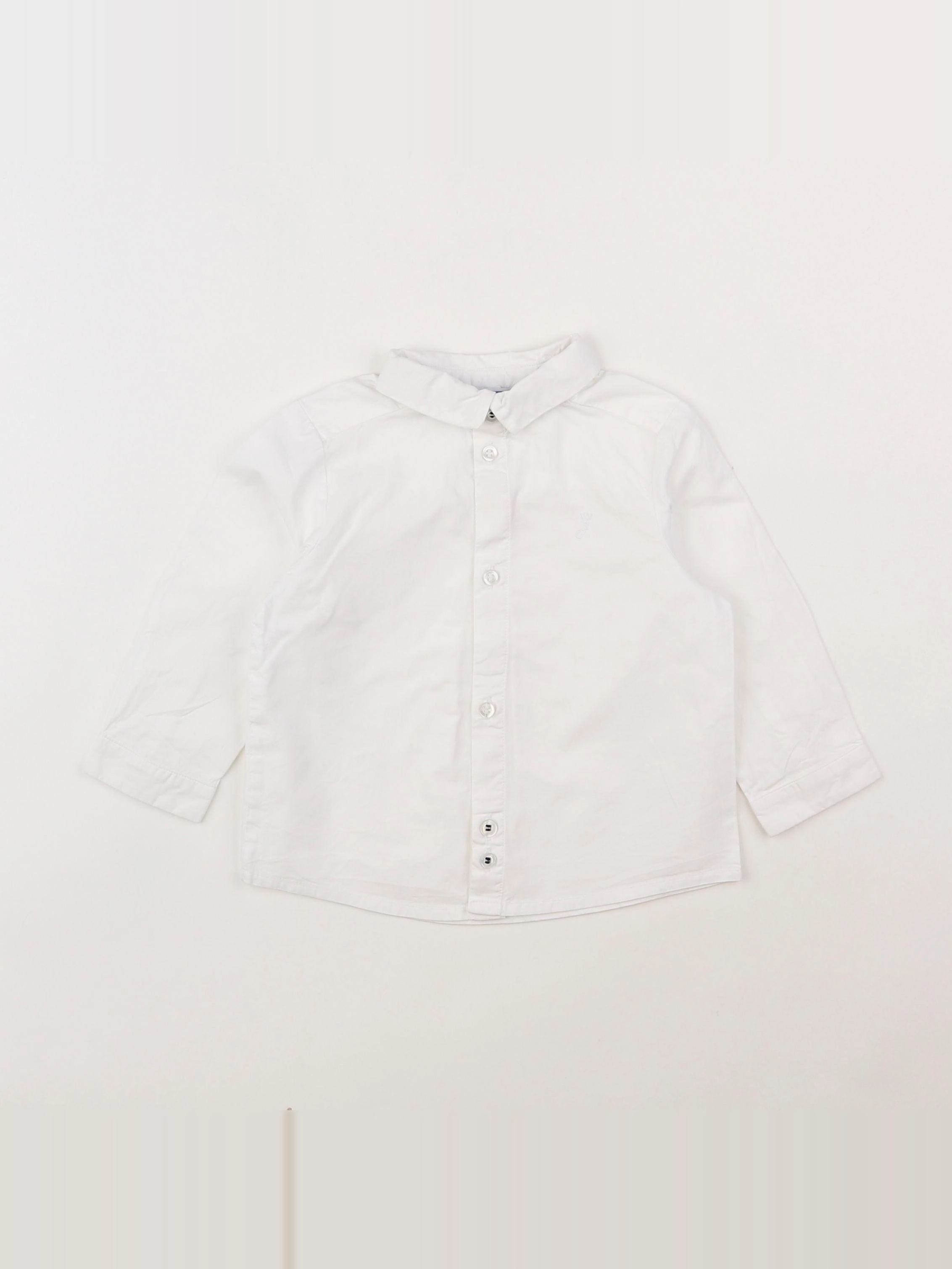 Jacadi - chemise blanc - 18 mois