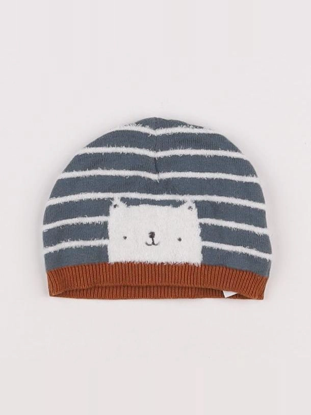 Noukie's - bonnet bleu, marron - 6 mois