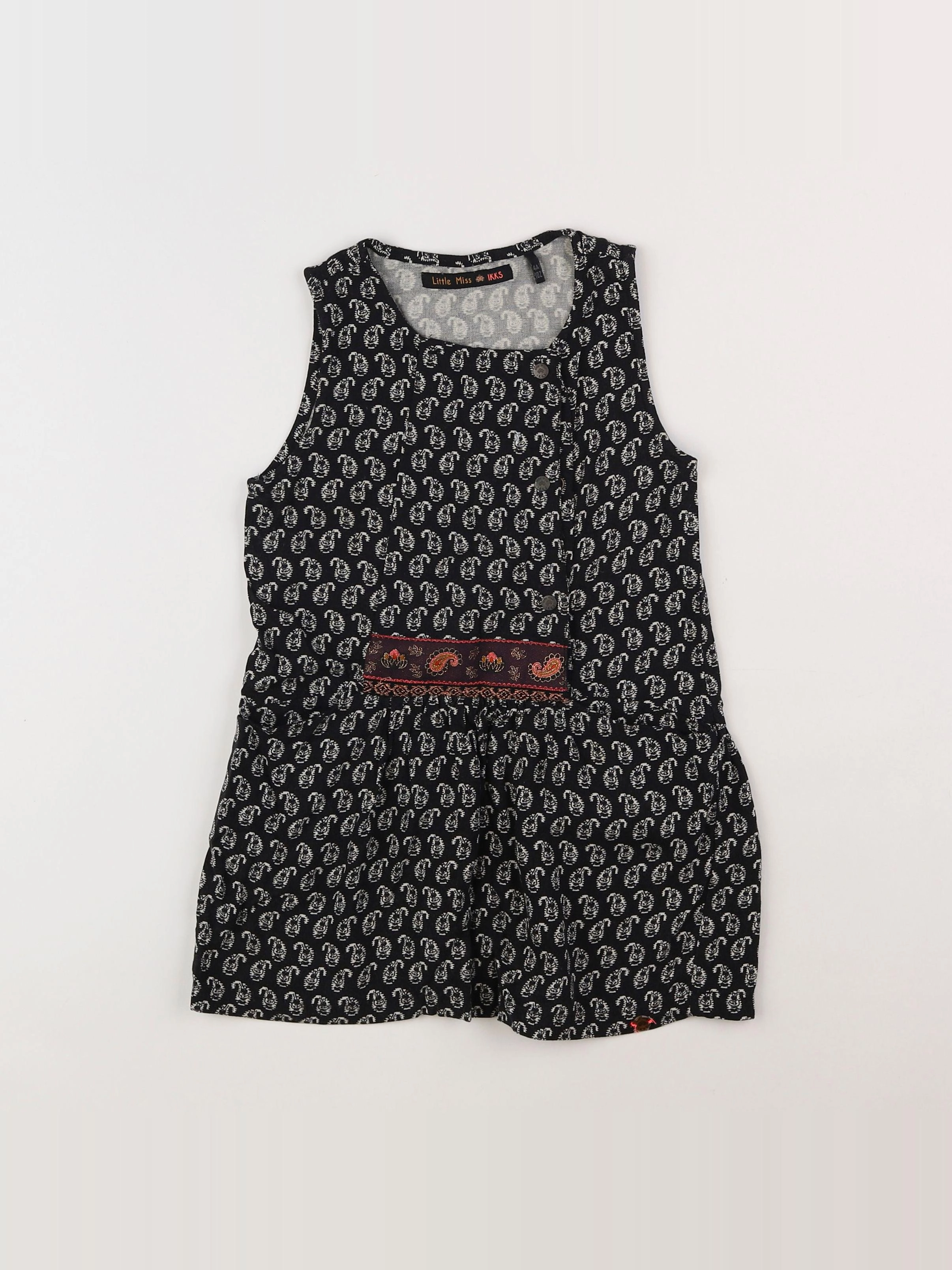 IKKS - robe noir - 4 ans
