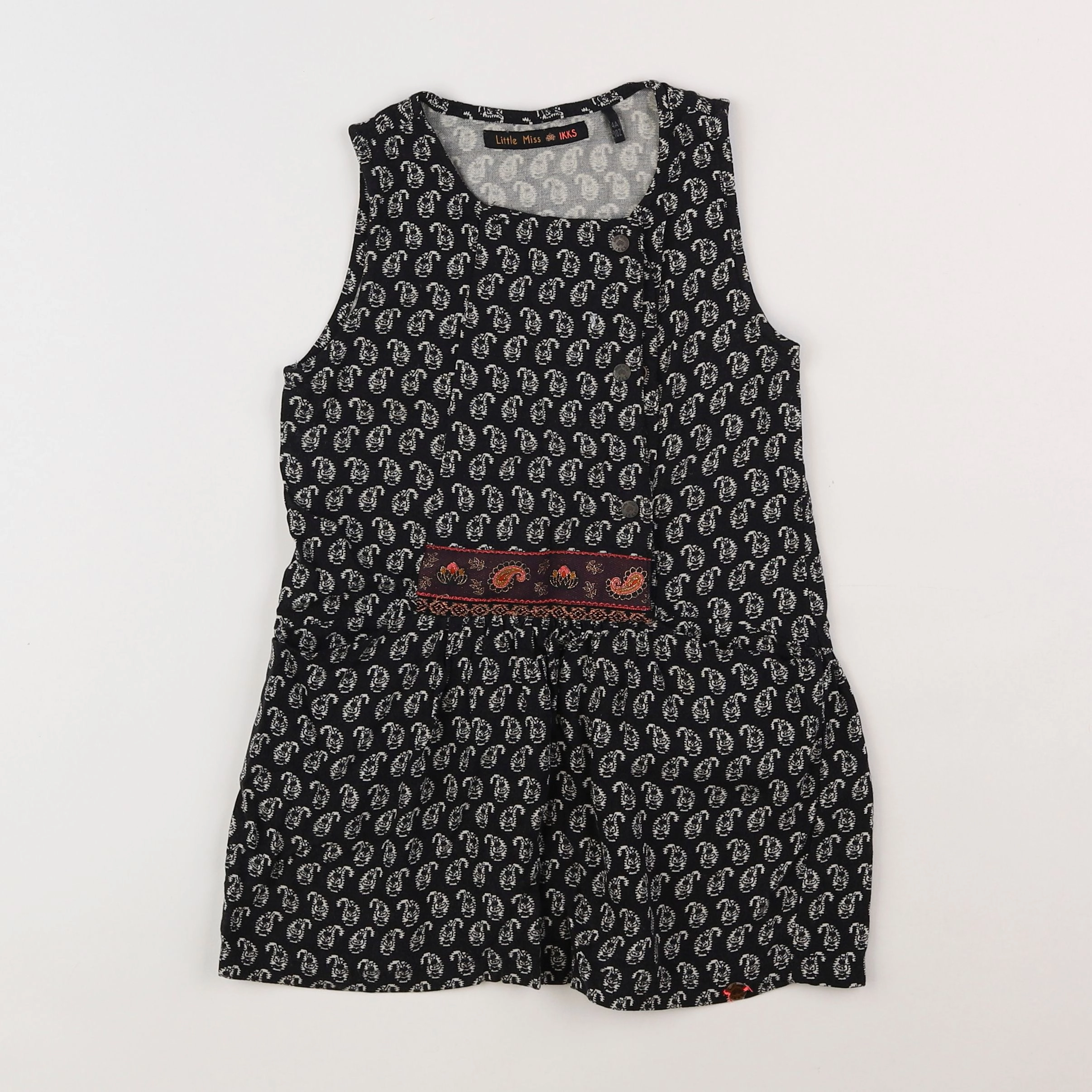 IKKS - robe noir - 4 ans