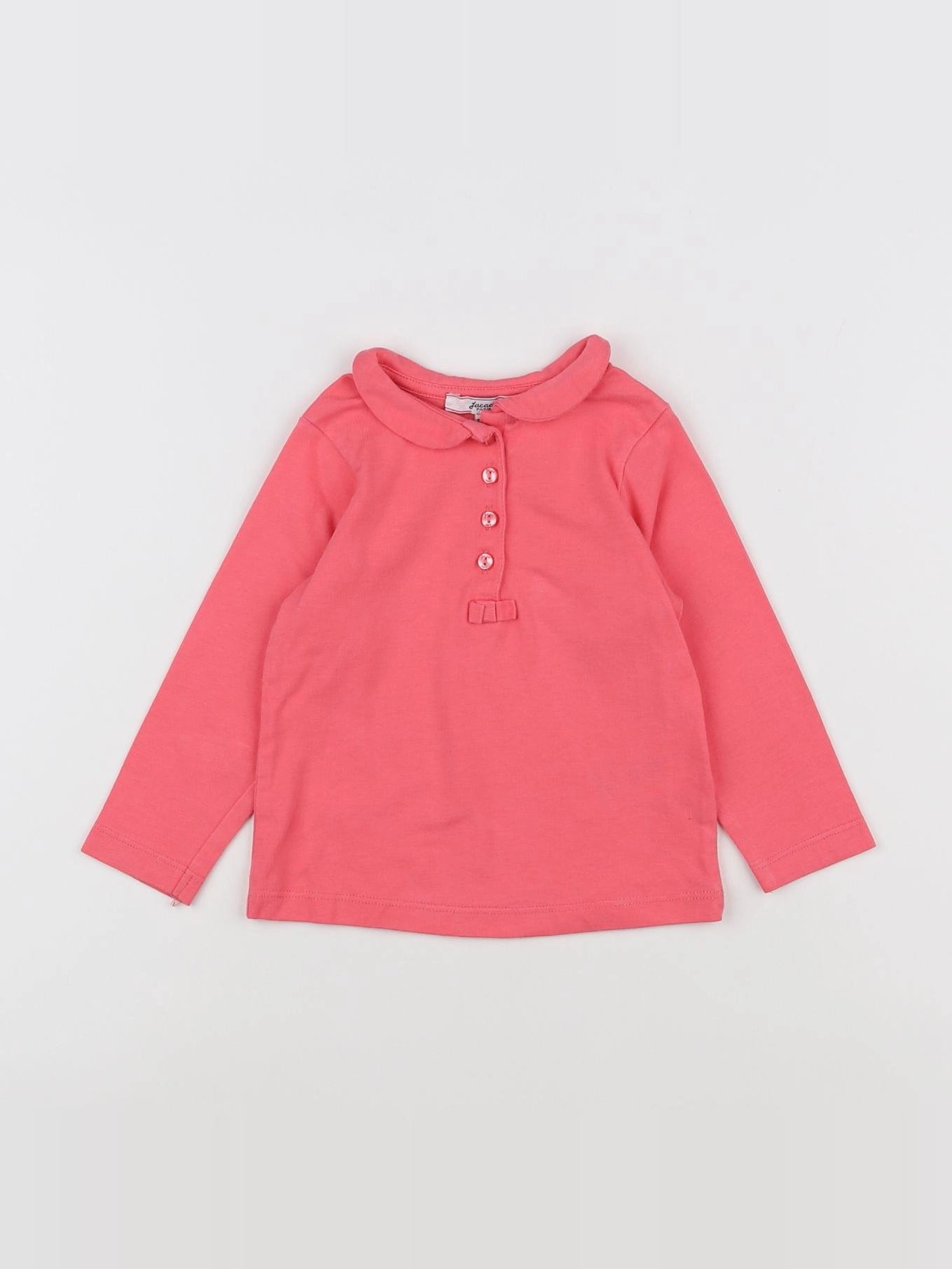 Jacadi - tee-shirt rose - 12 mois