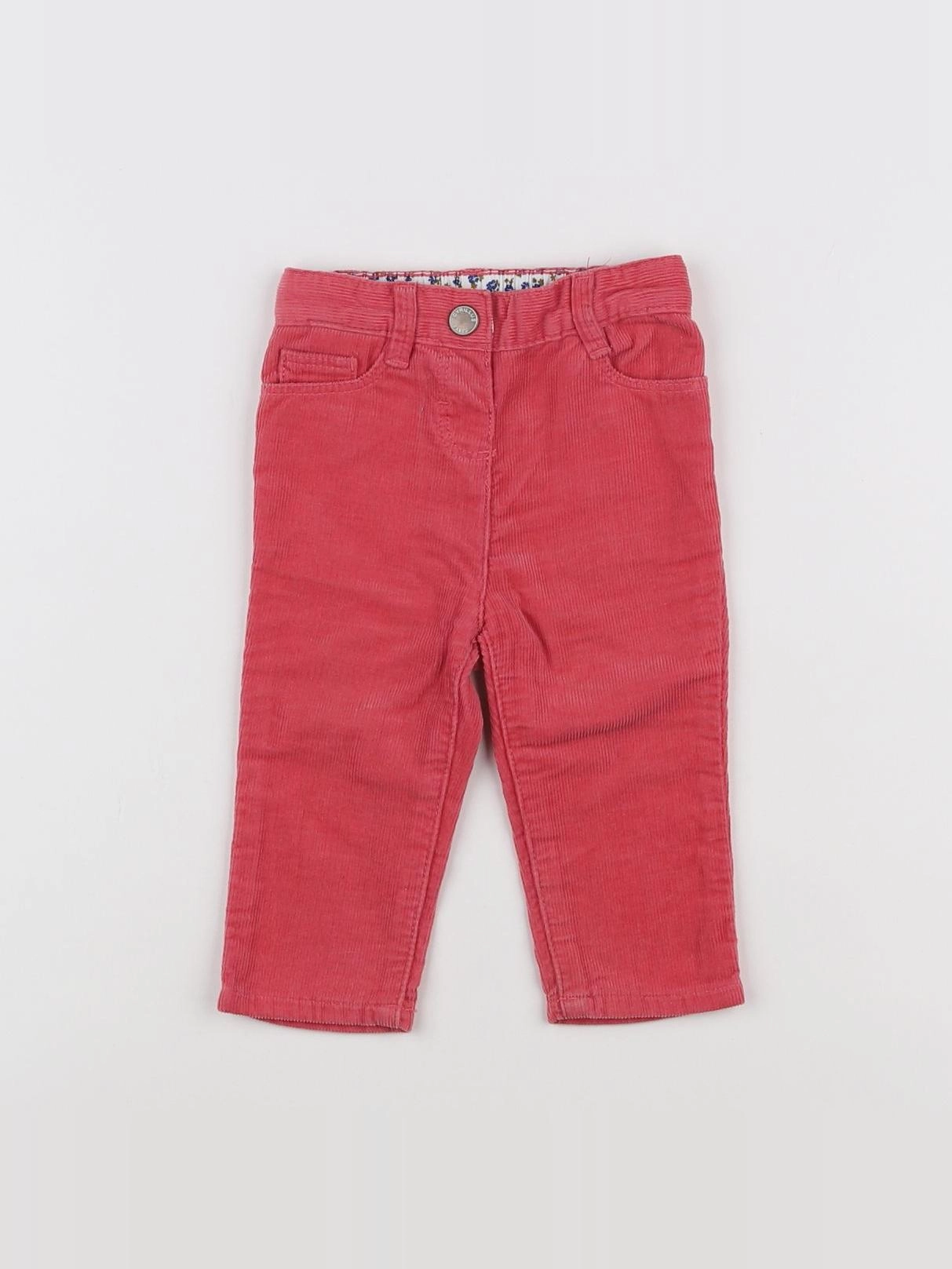 Cyrillus - pantalon rose - 9 mois