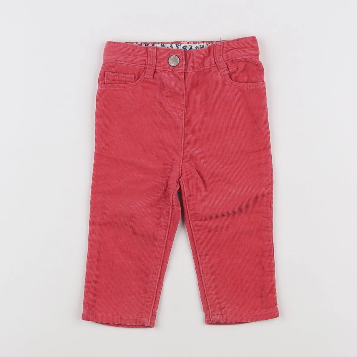 Cyrillus - pantalon rose - 9 mois
