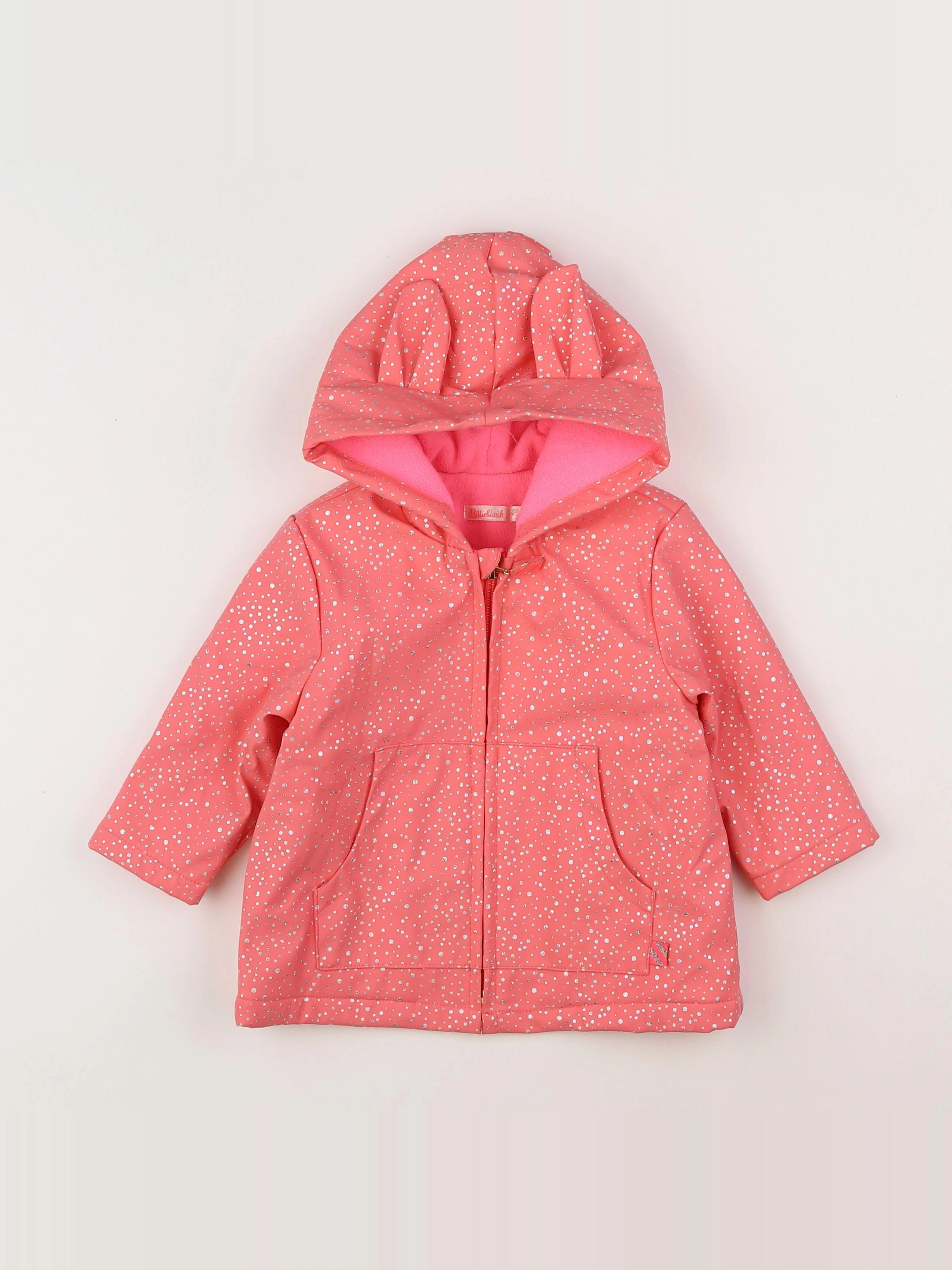 Billie Blush - imperméable rose - 12 mois